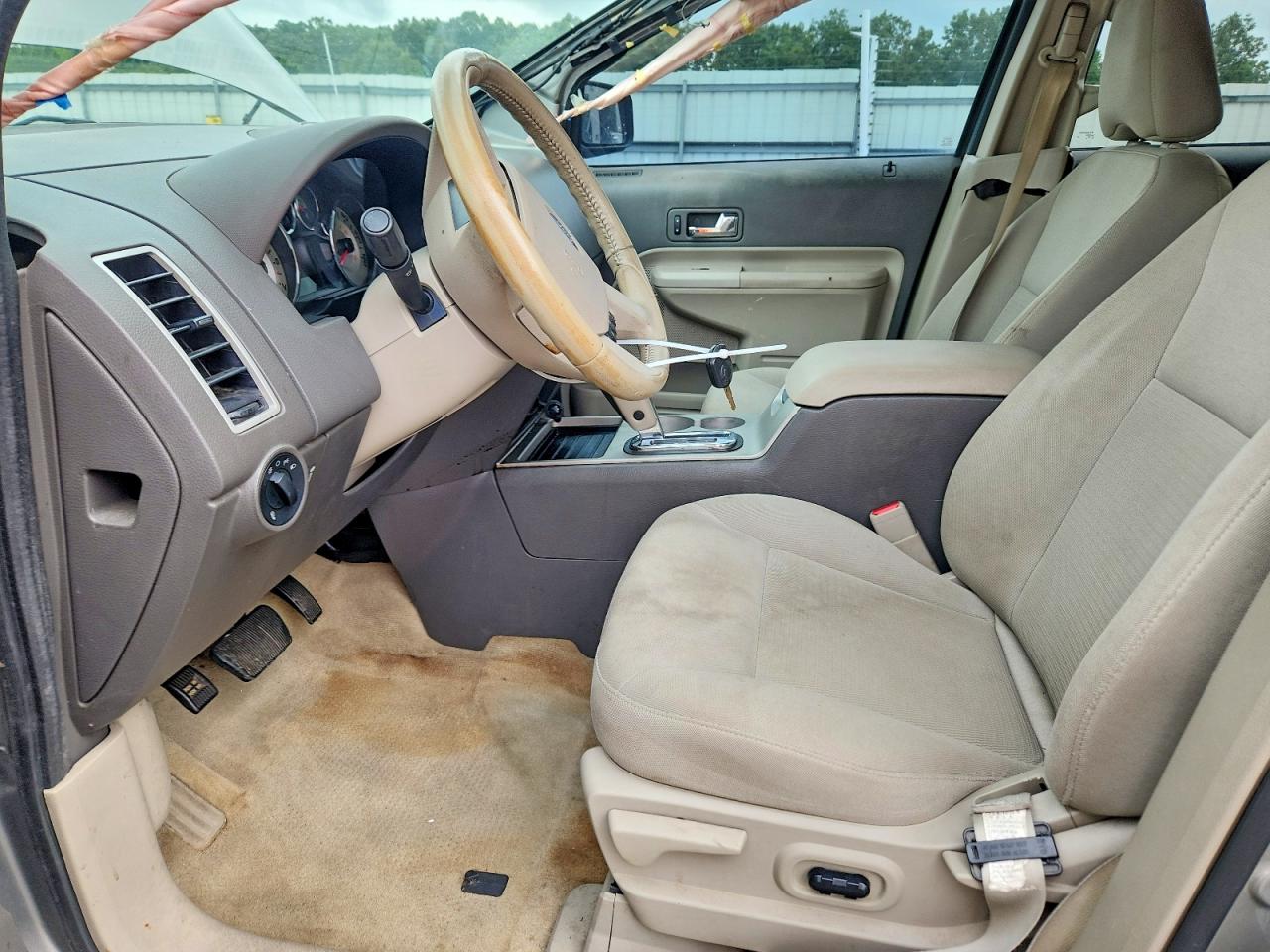 2008 Ford Edge Sel Beige vin: 2FMDK38C78BA40089