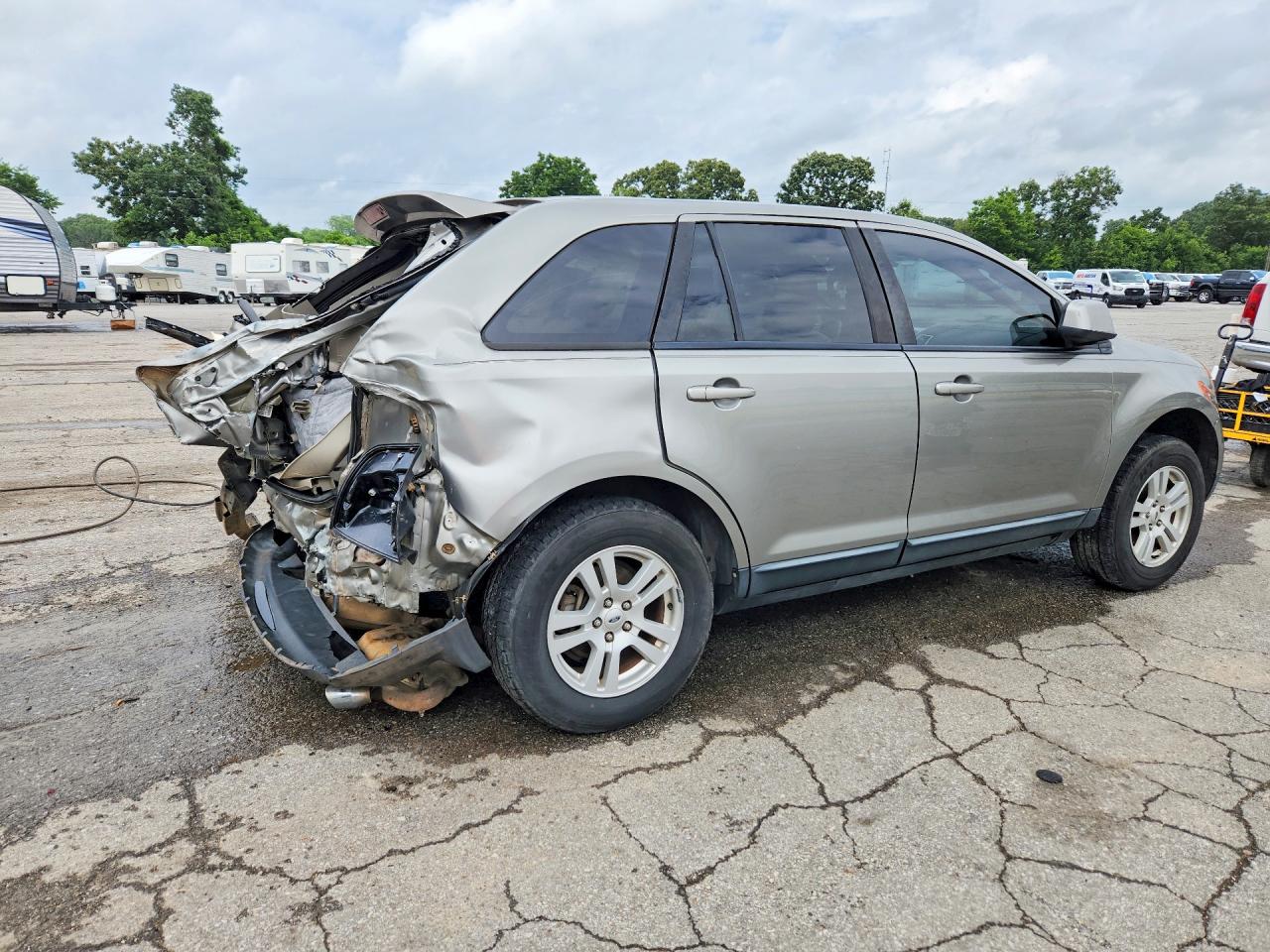 2008 Ford Edge Sel Beige vin: 2FMDK38C78BA40089