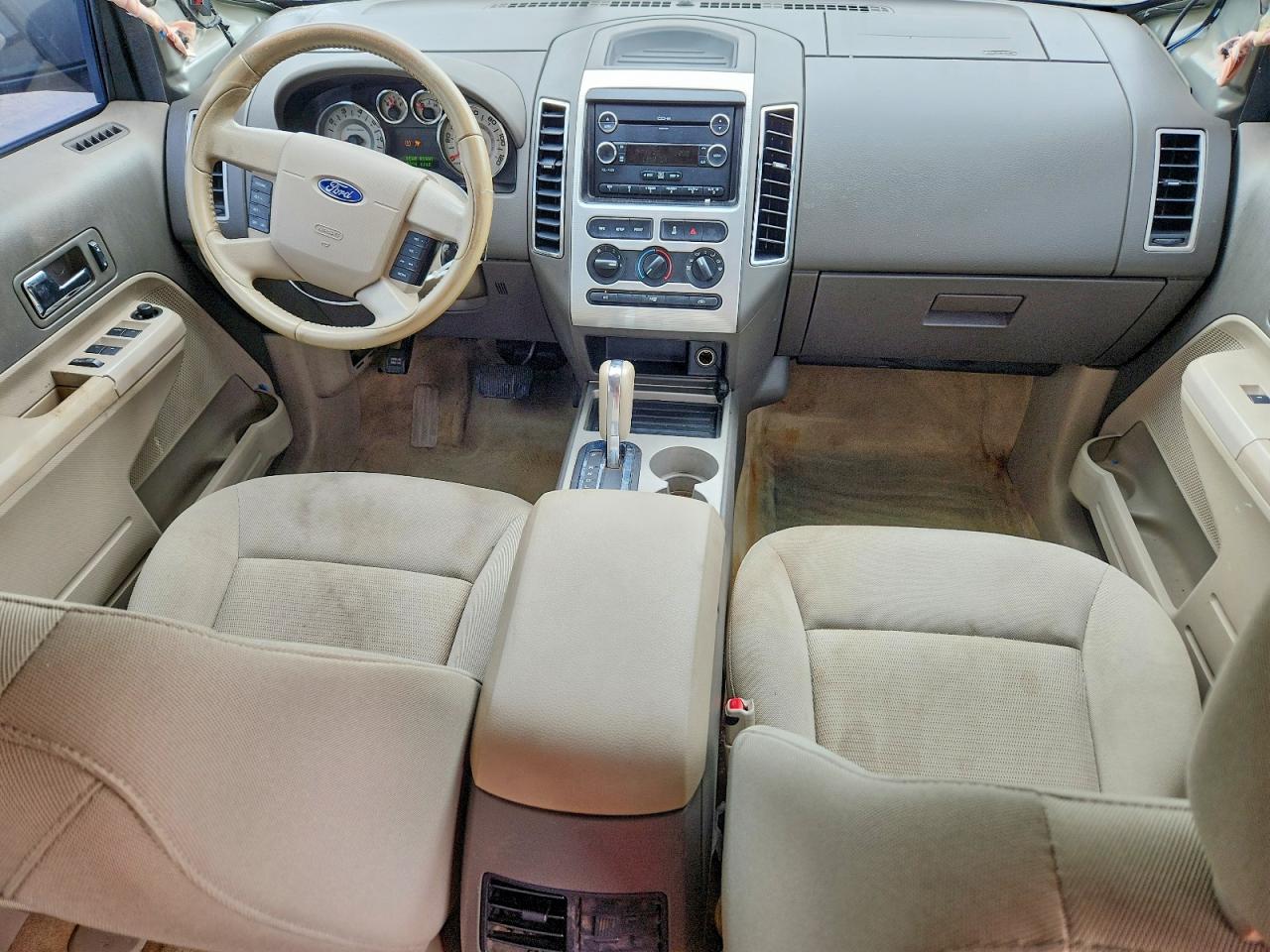 2008 Ford Edge Sel Beige vin: 2FMDK38C78BA40089
