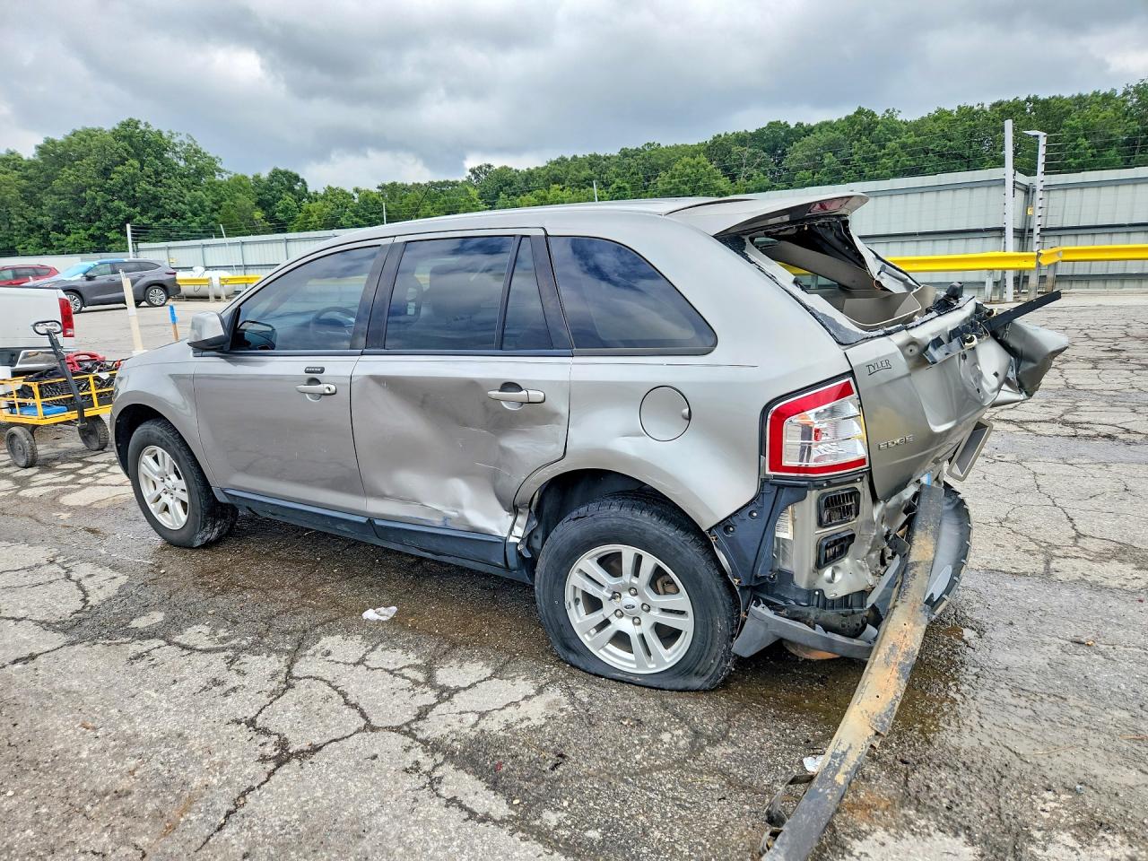 2008 Ford Edge Sel Beige vin: 2FMDK38C78BA40089
