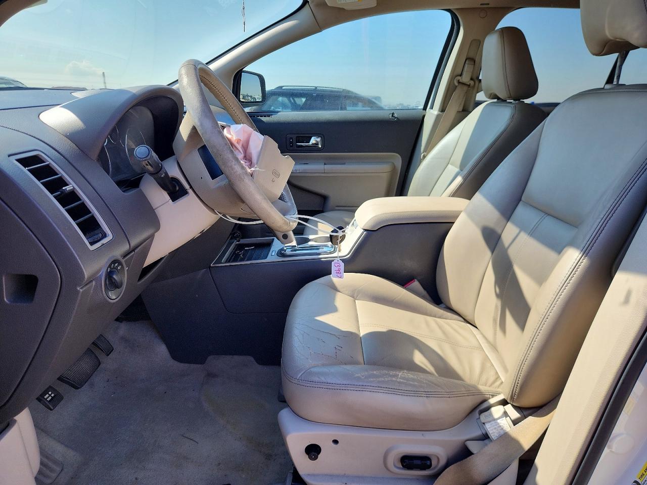 2008 Ford Edge Sel White vin: 2FMDK38C78BA67342