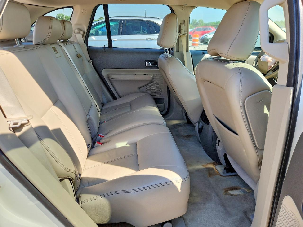 2008 Ford Edge Sel White vin: 2FMDK38C78BA67342
