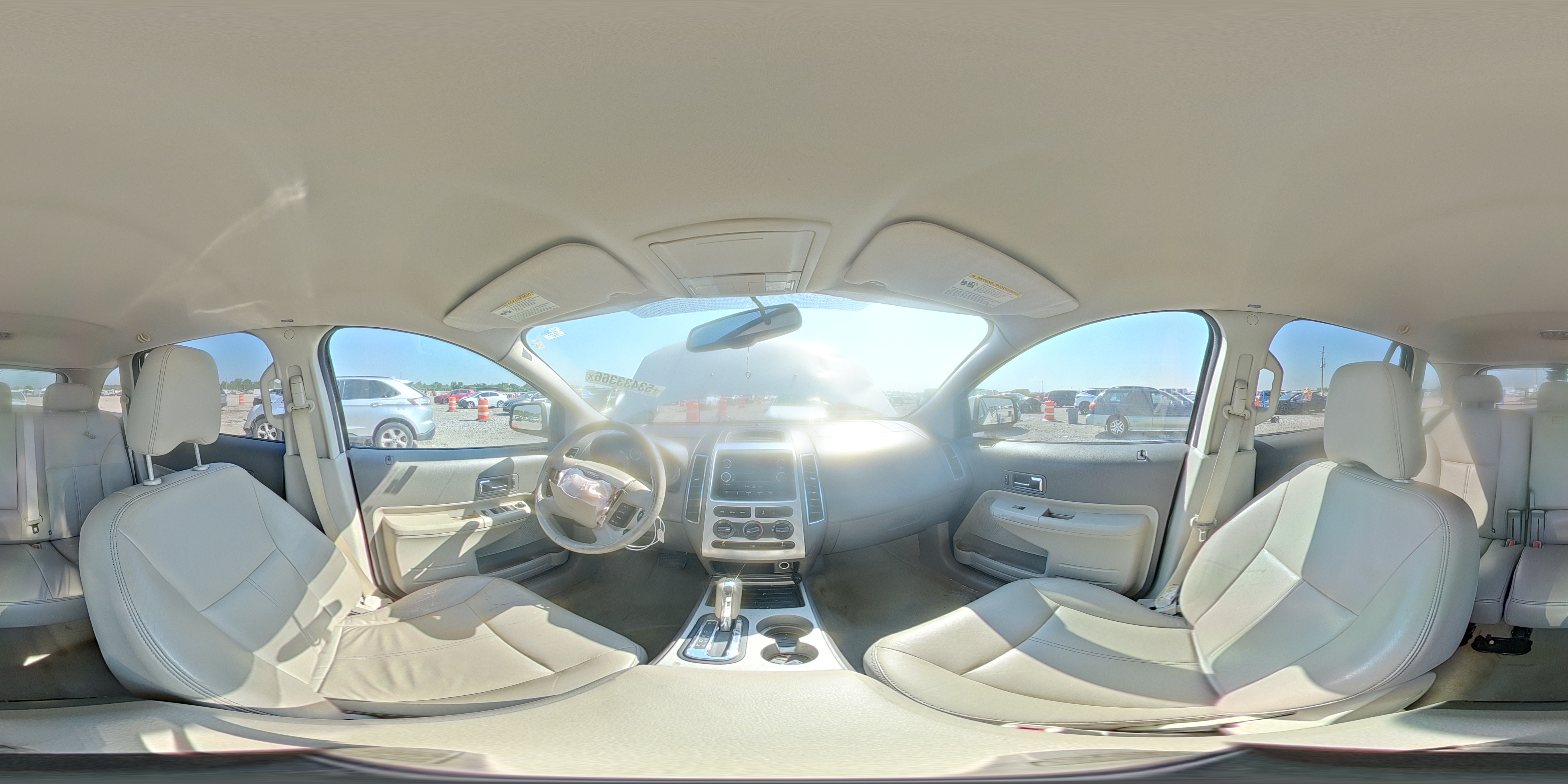 2008 Ford Edge Sel White vin: 2FMDK38C78BA67342