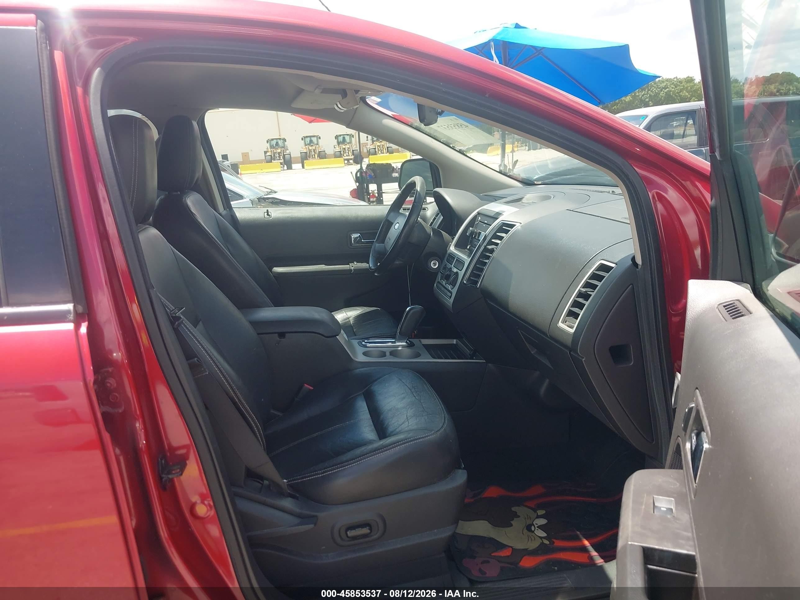 2008 Ford Edge Sel Red vin: 2FMDK38C78BA91012