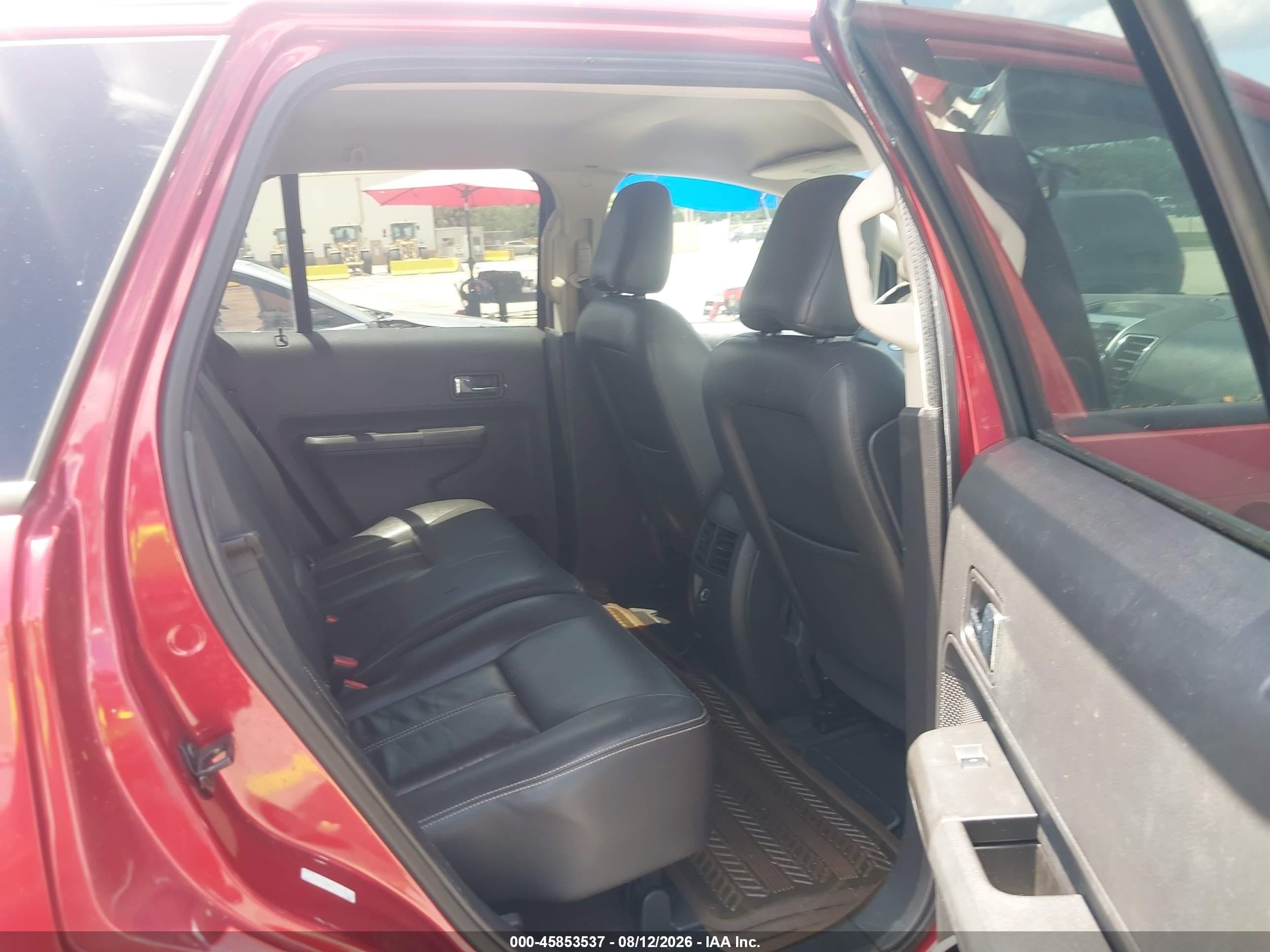 2008 Ford Edge Sel Red vin: 2FMDK38C78BA91012