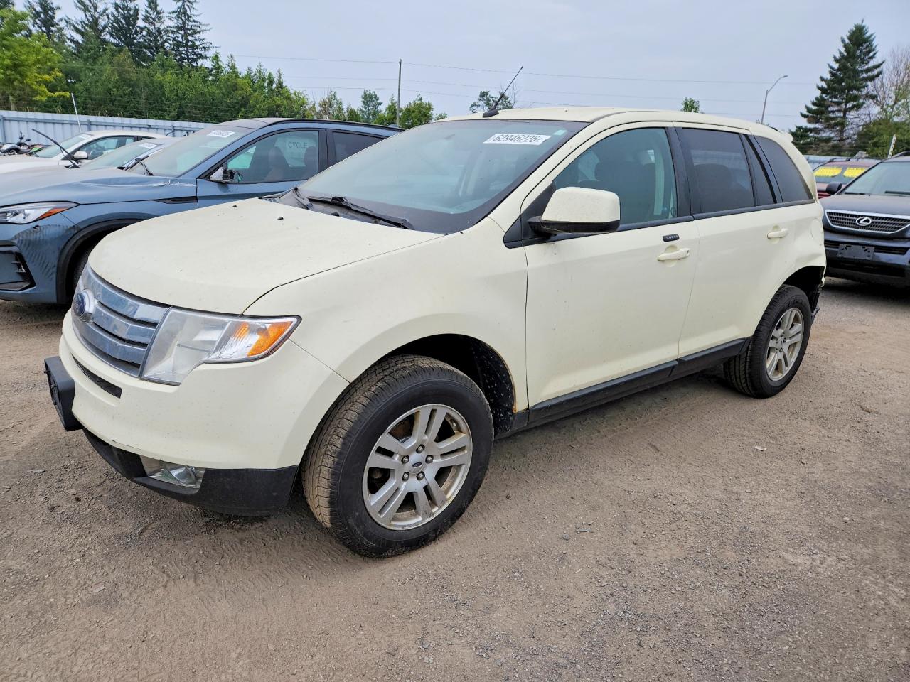 2008 Ford Edge Sel Cream vin: 2FMDK38C78BB37440