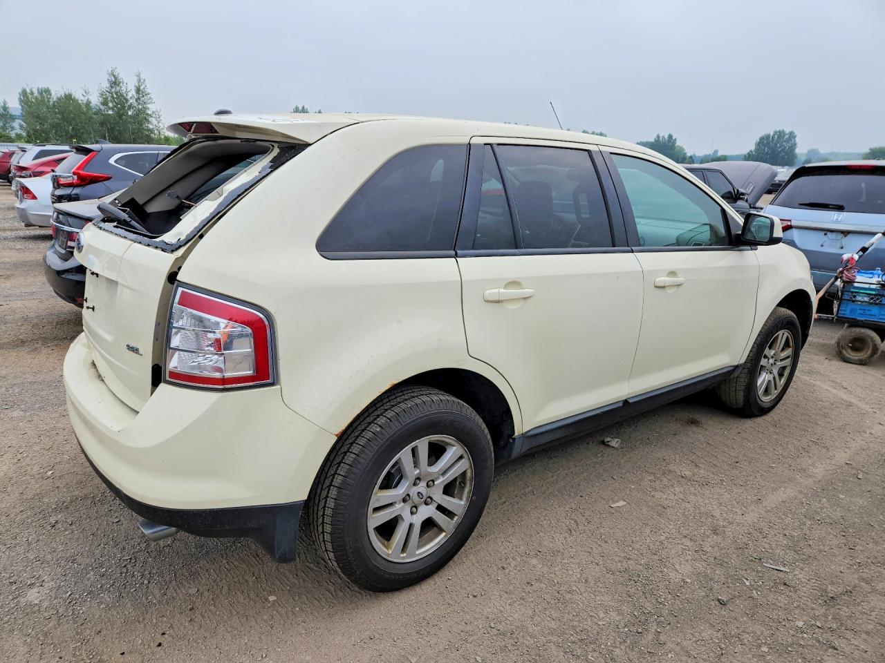 2008 Ford Edge Sel Cream vin: 2FMDK38C78BB37440