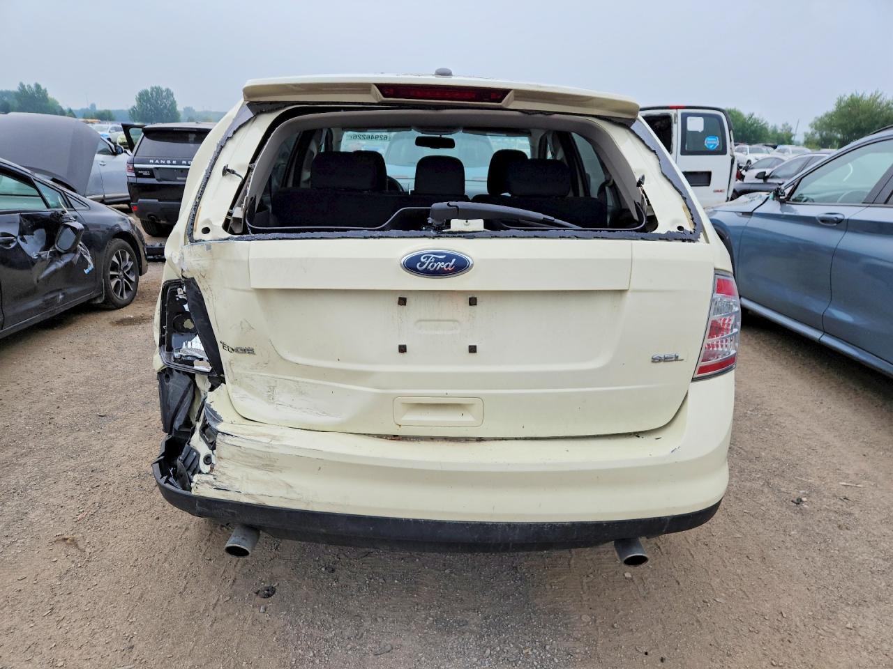 2008 Ford Edge Sel Cream vin: 2FMDK38C78BB37440