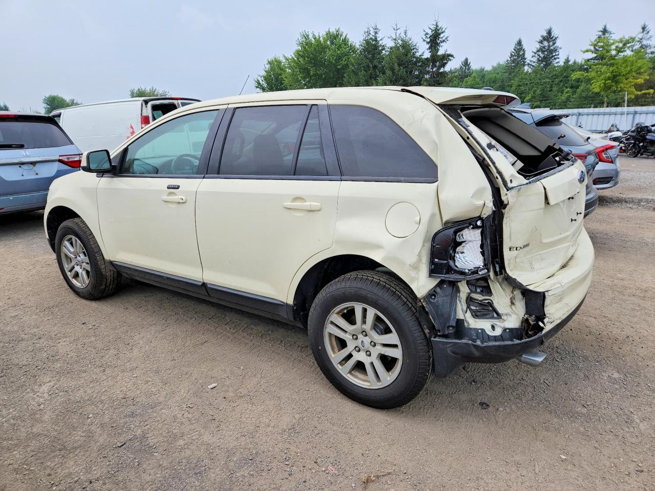 2008 Ford Edge Sel Cream vin: 2FMDK38C78BB37440