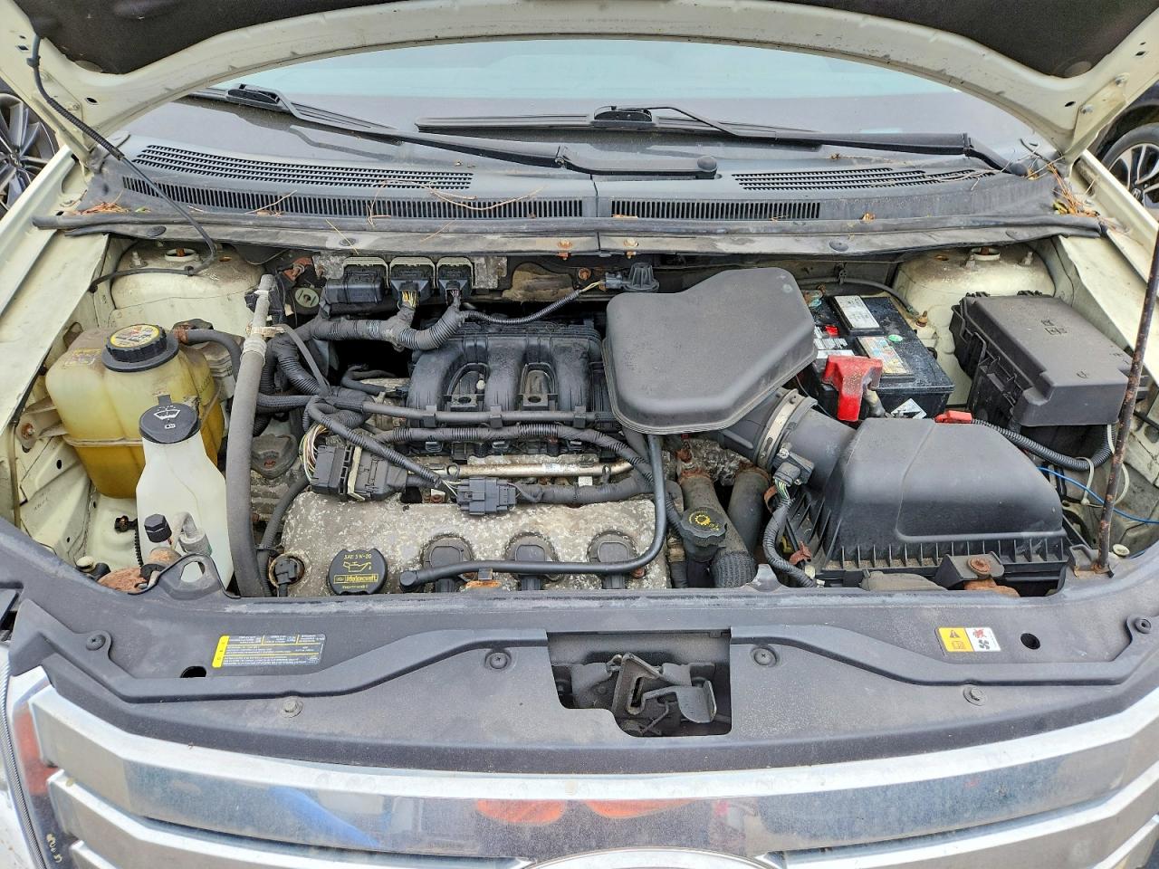 2008 Ford Edge Sel Cream vin: 2FMDK38C78BB37440
