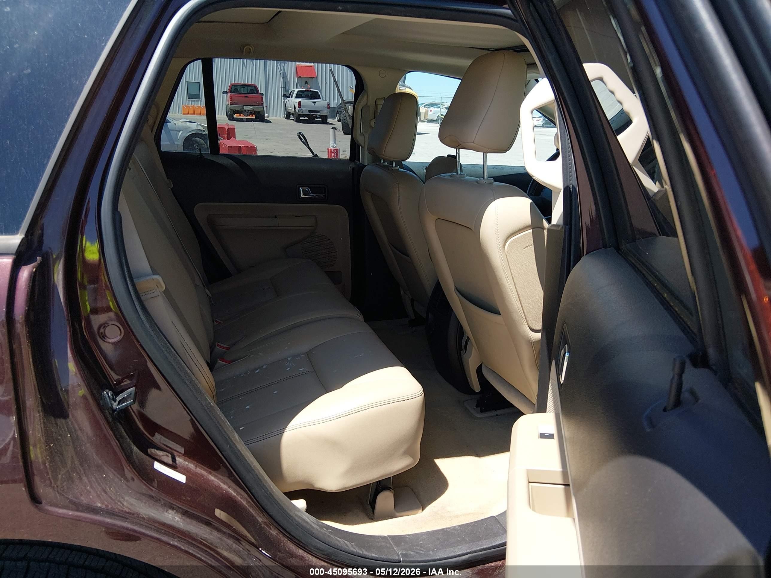 2009 Ford Edge Sel Maroon vin: 2FMDK38C79BA54141