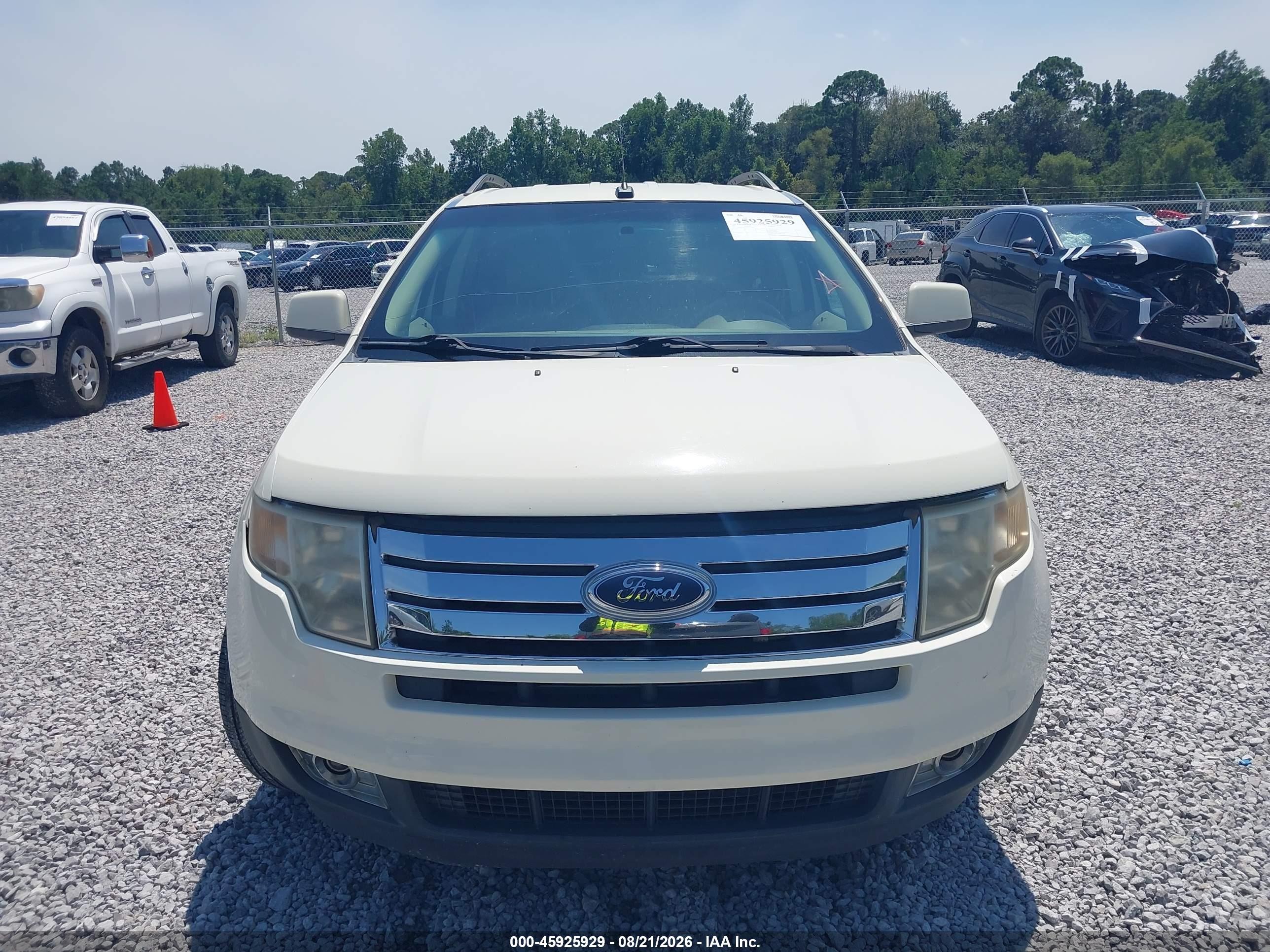 2007 Ford Edge Sel Кремовый vin: 2FMDK38C87BA30587