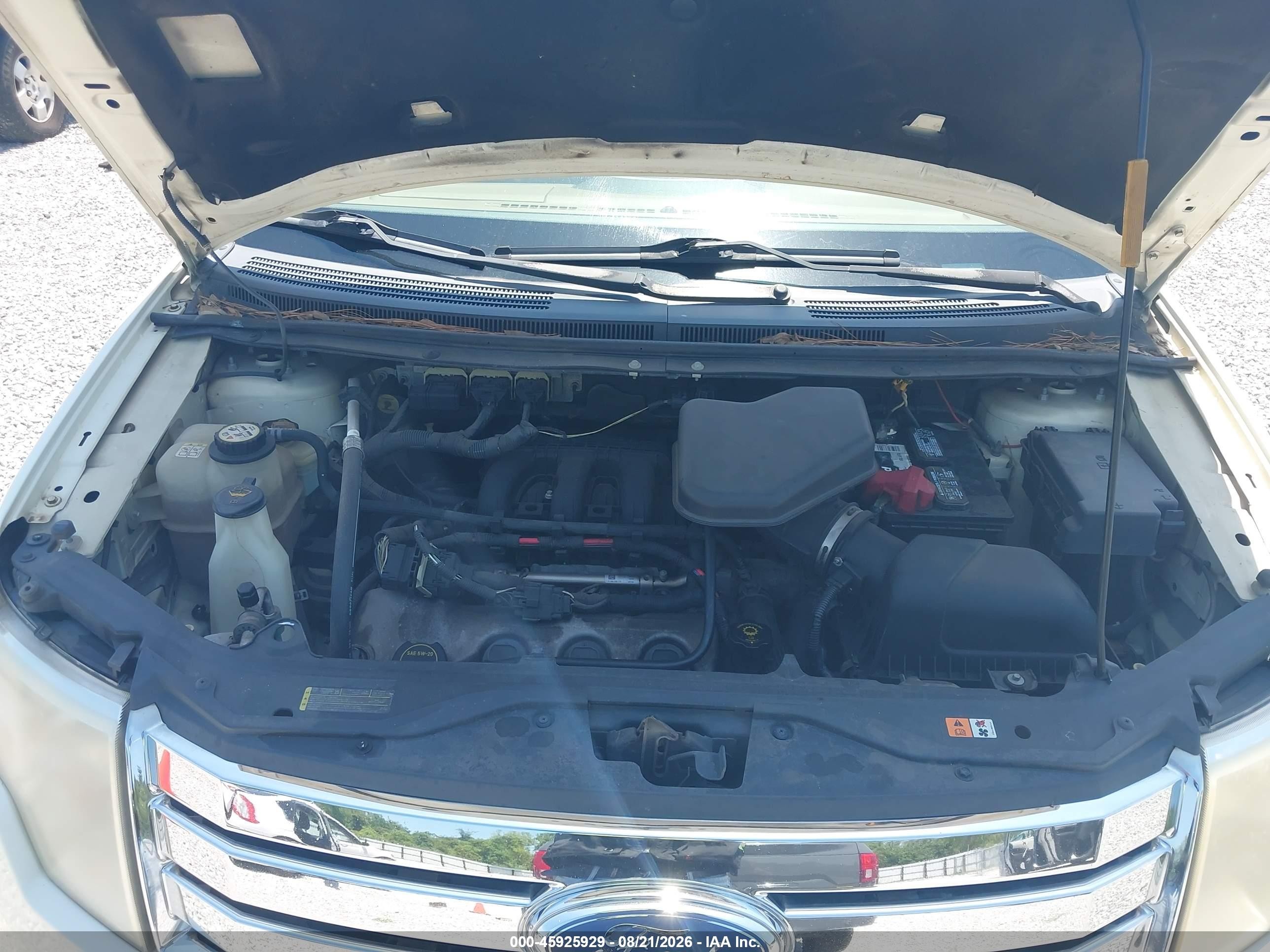2007 Ford Edge Sel Кремовый vin: 2FMDK38C87BA30587