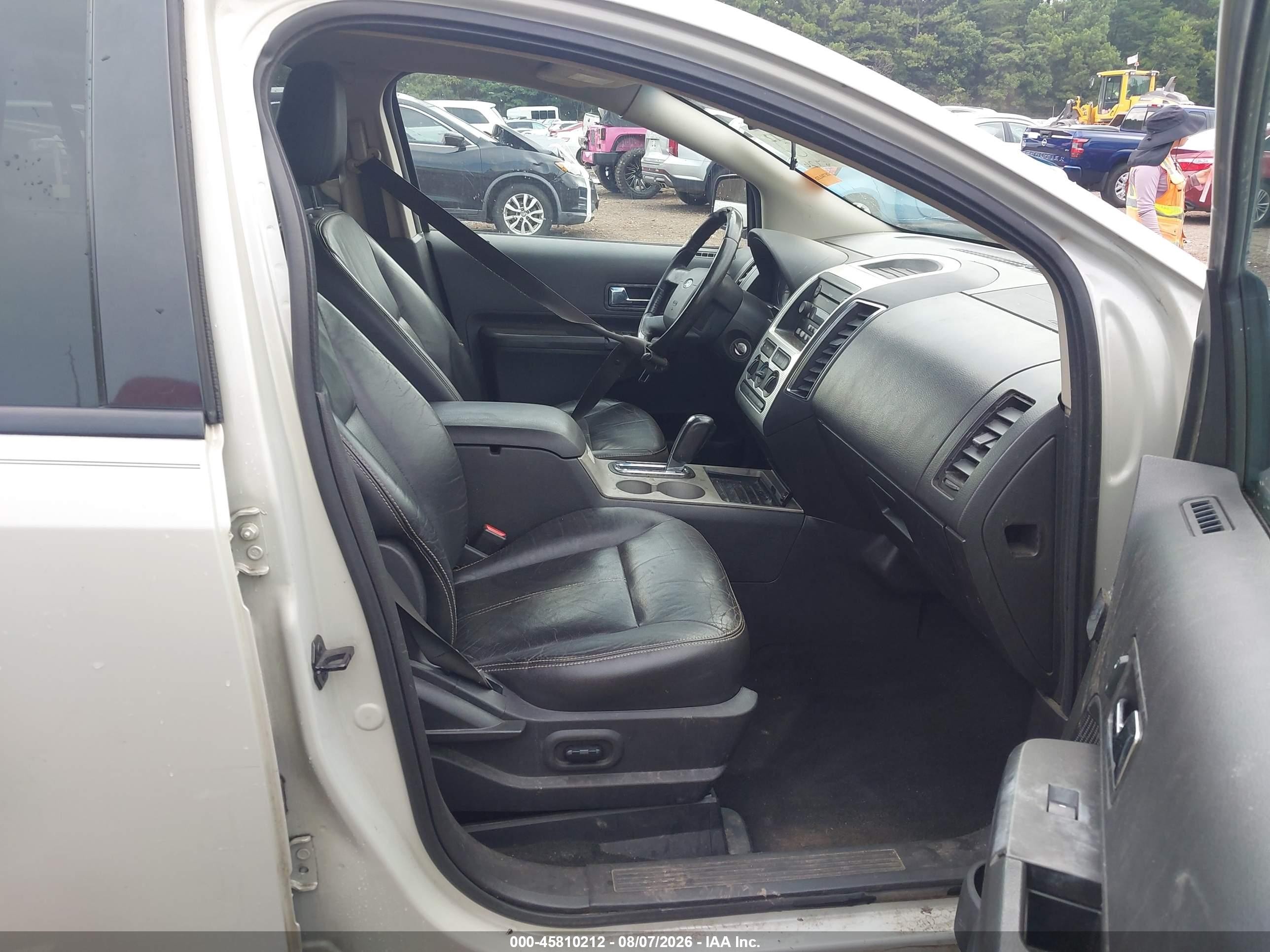 2007 Ford Edge Sel White vin: 2FMDK38C87BB55007