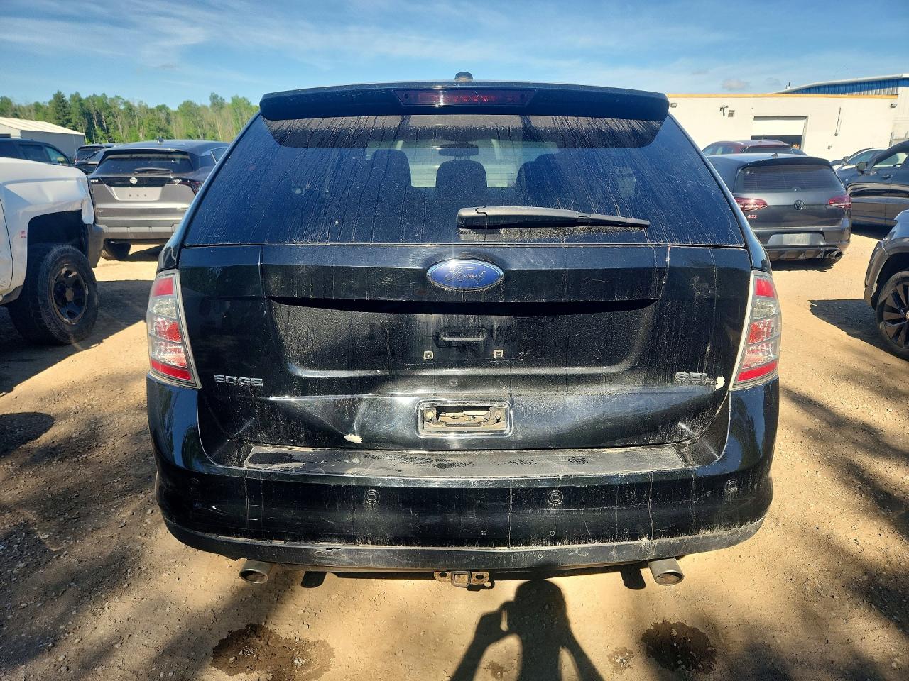 2008 Ford Edge Sel Черный vin: 2FMDK38C88BA00197