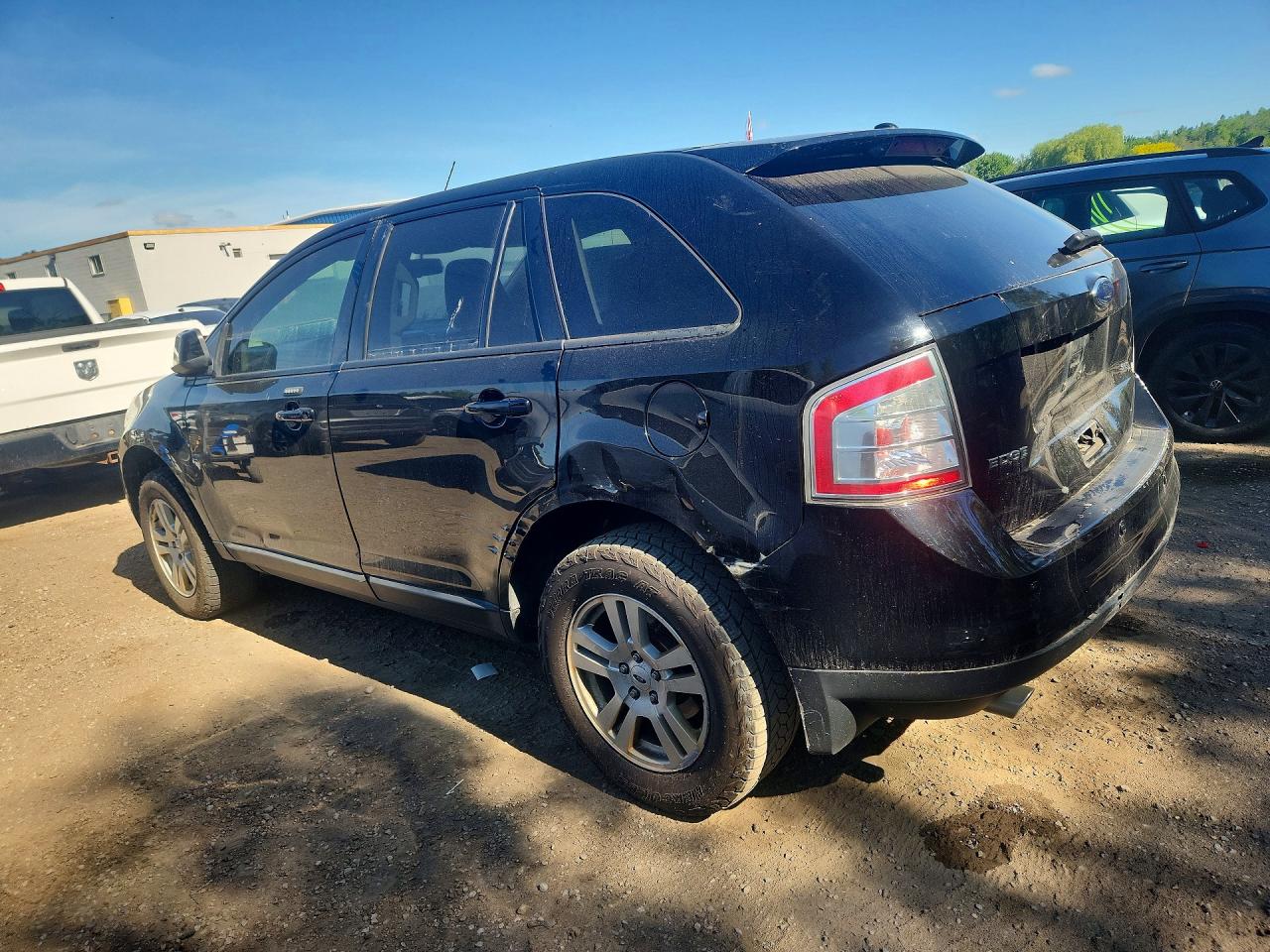 2008 Ford Edge Sel Черный vin: 2FMDK38C88BA00197