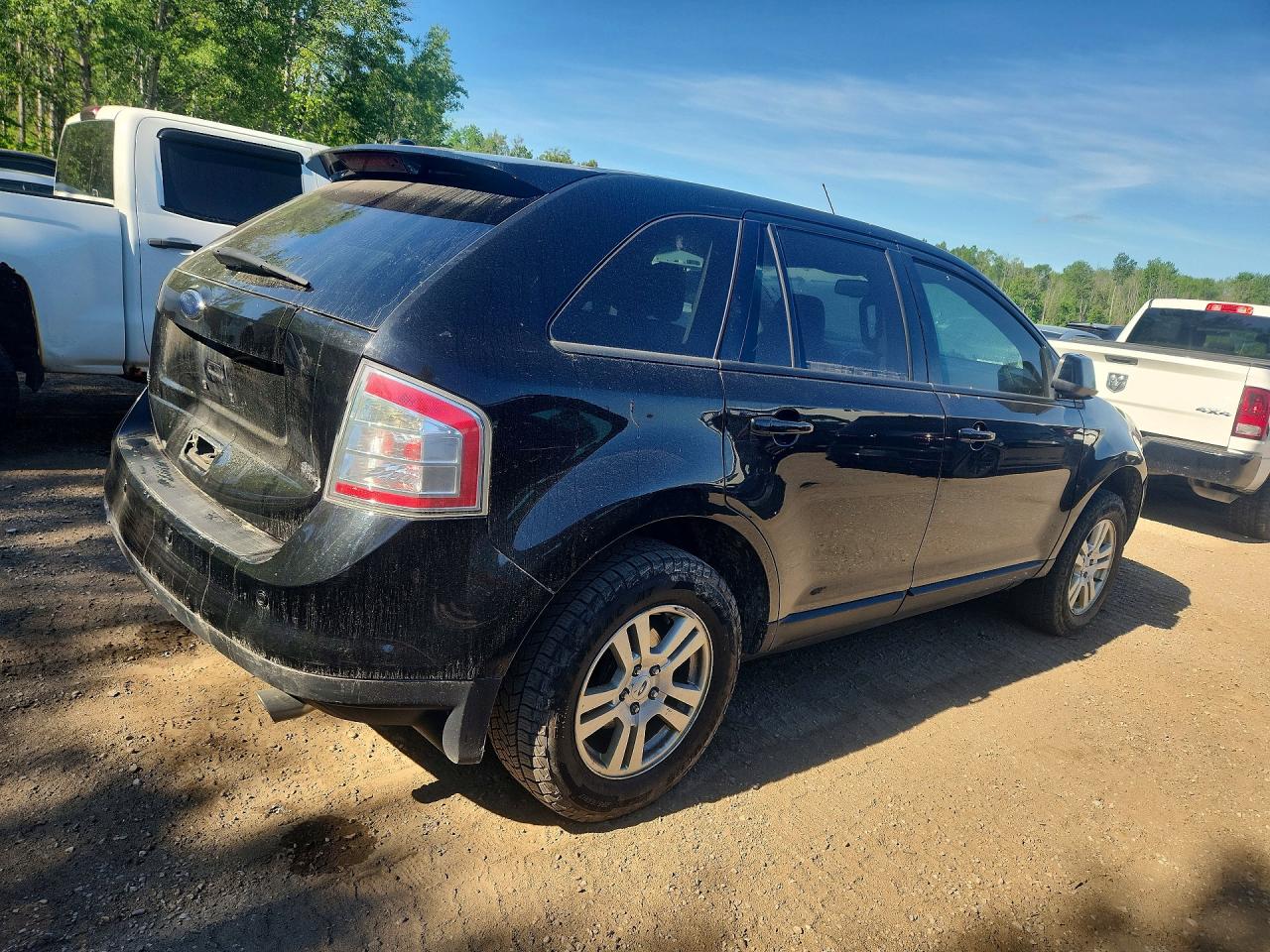2008 Ford Edge Sel Черный vin: 2FMDK38C88BA00197