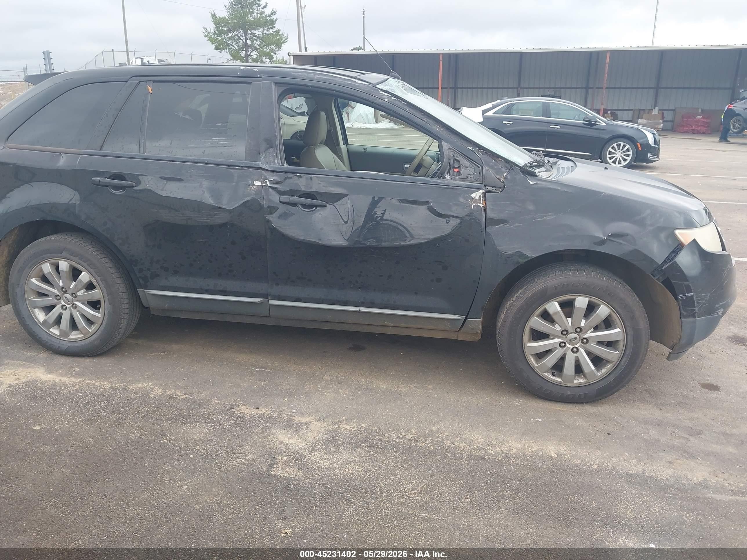 2008 Ford Edge Sel Black vin: 2FMDK38C88BA36312