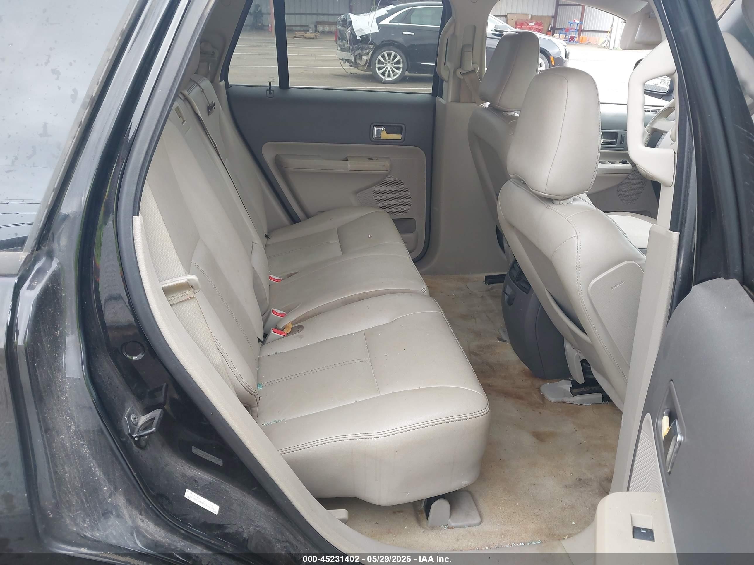 2008 Ford Edge Sel Black vin: 2FMDK38C88BA36312