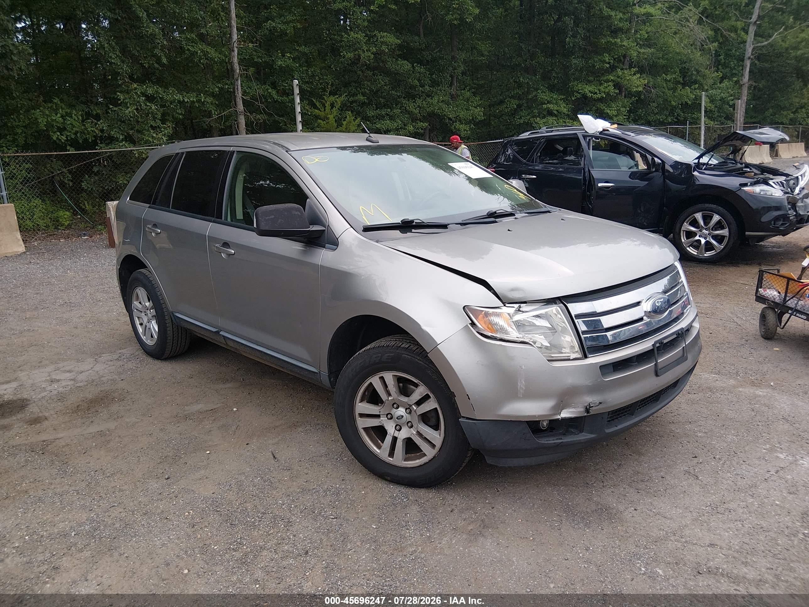 2008 Ford Edge Sel Gold vin: 2FMDK38C88BA40053