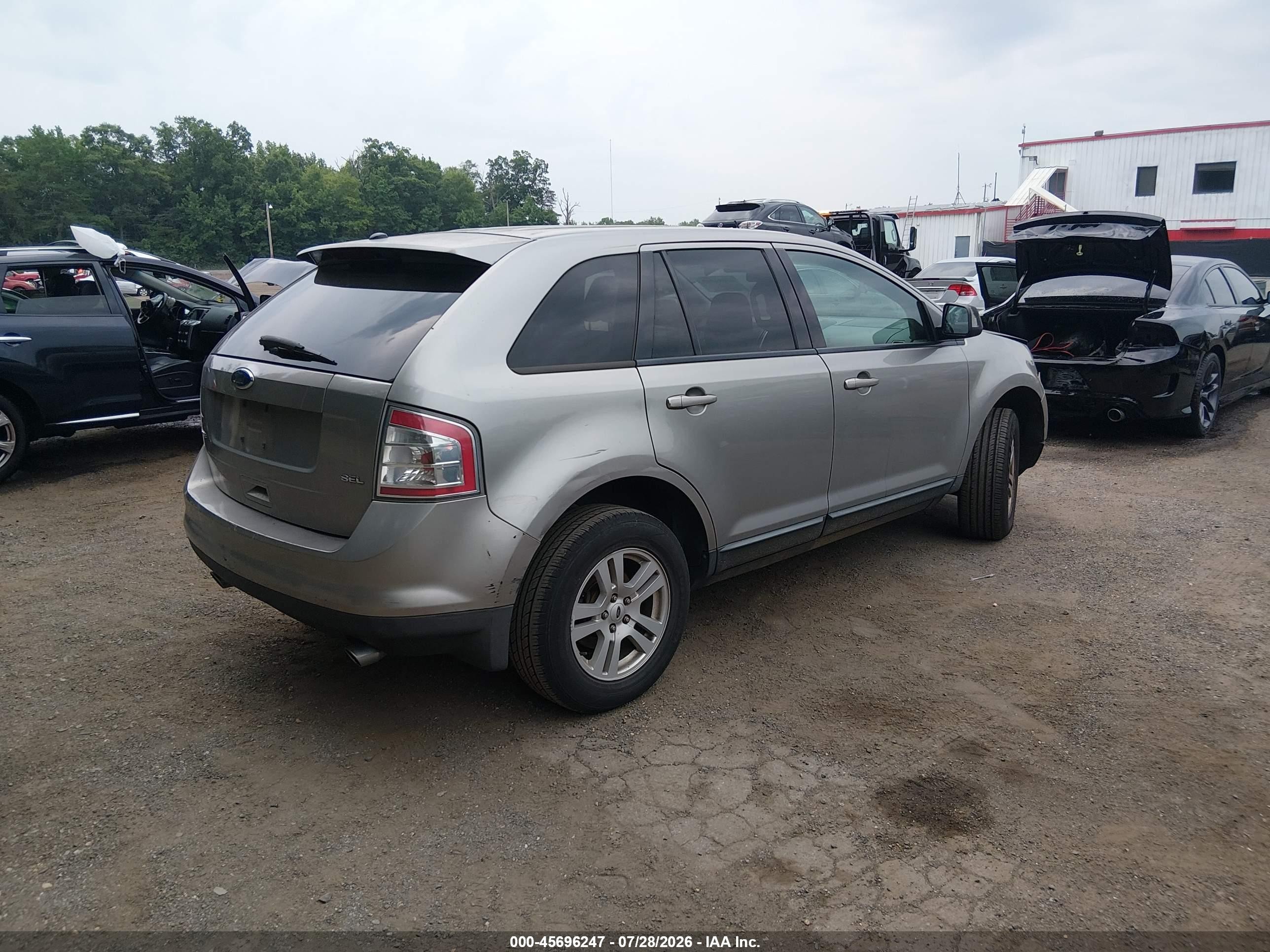 2008 Ford Edge Sel Gold vin: 2FMDK38C88BA40053