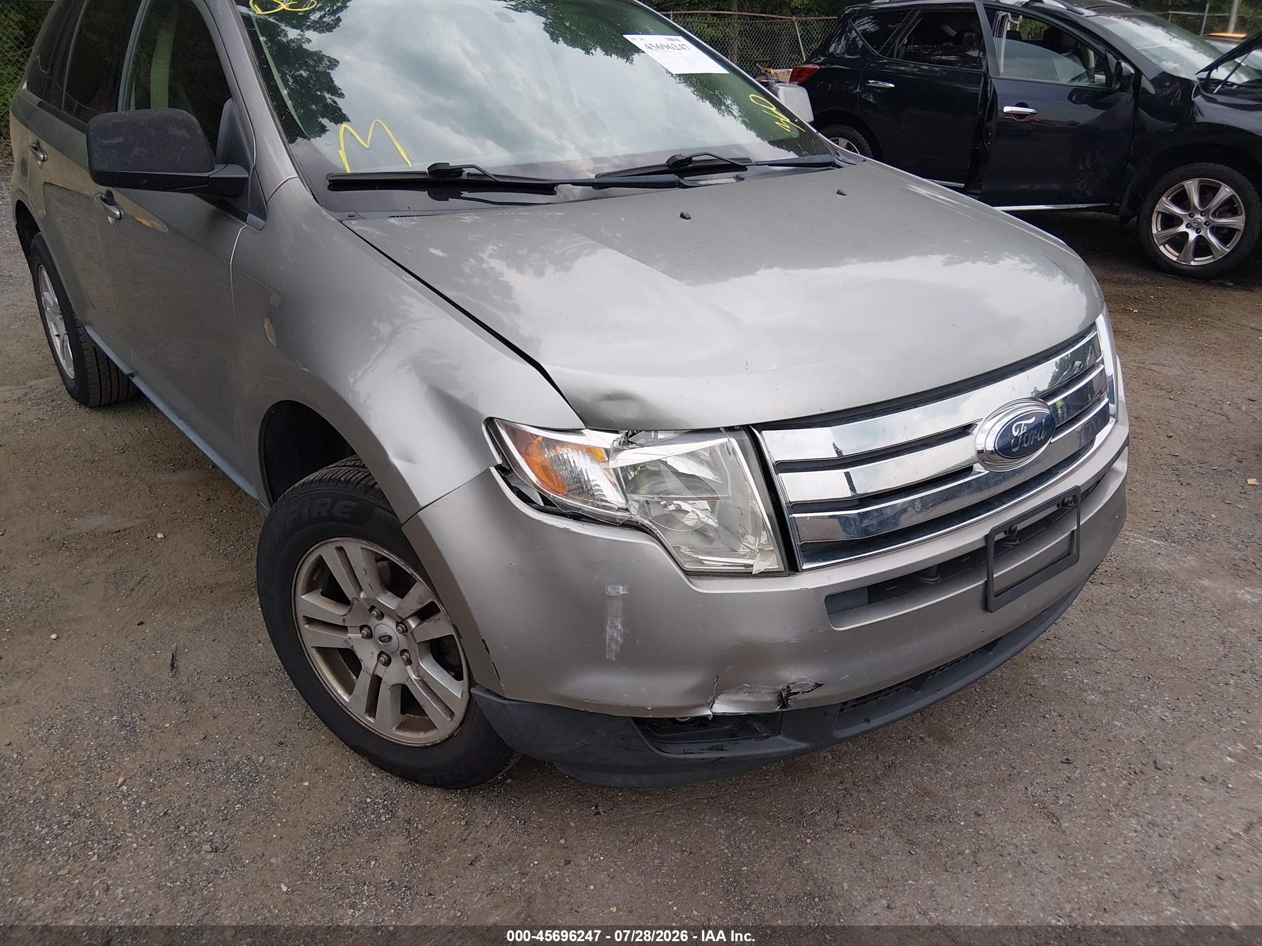 2008 Ford Edge Sel Gold vin: 2FMDK38C88BA40053