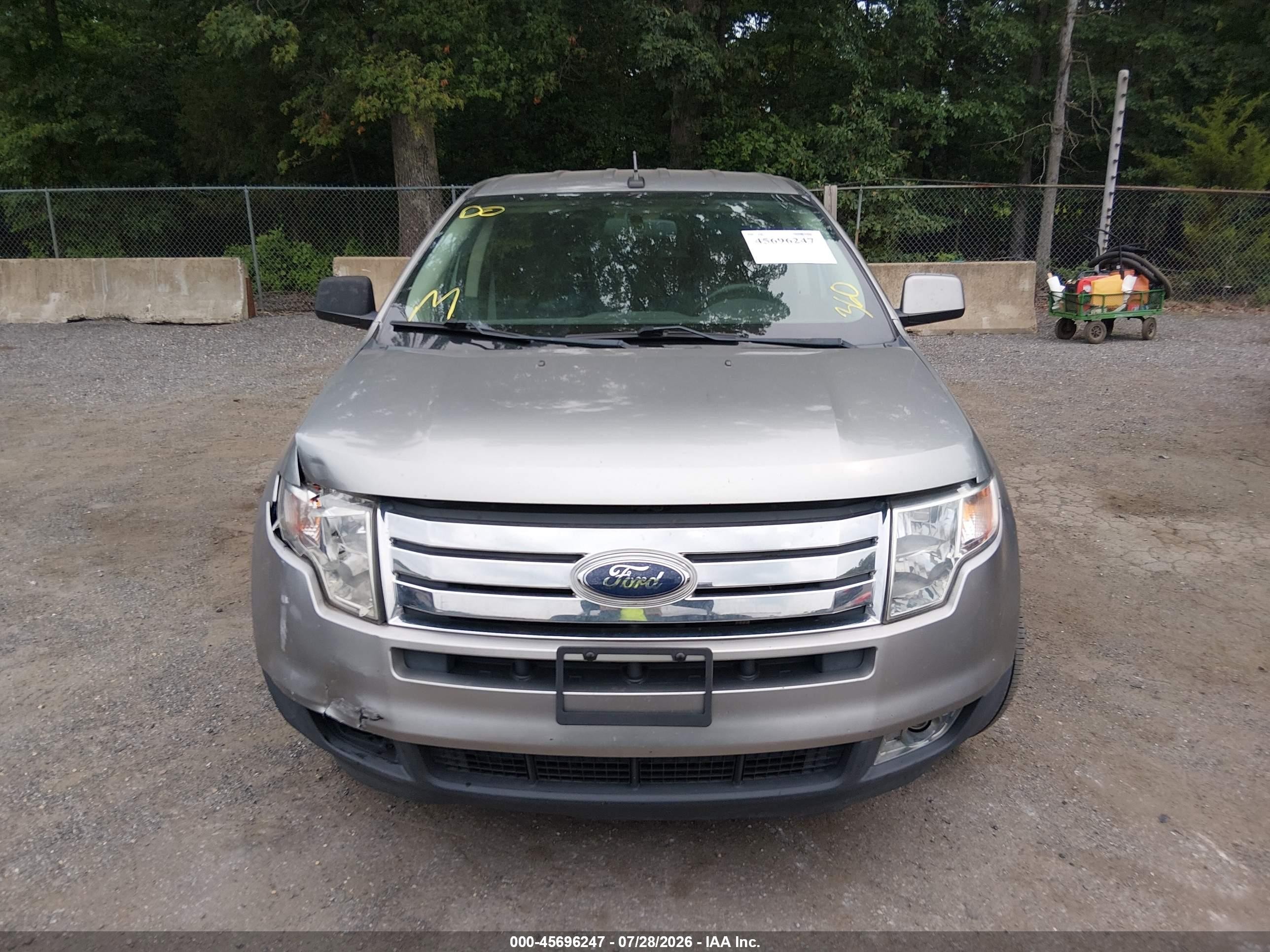 2008 Ford Edge Sel Gold vin: 2FMDK38C88BA40053