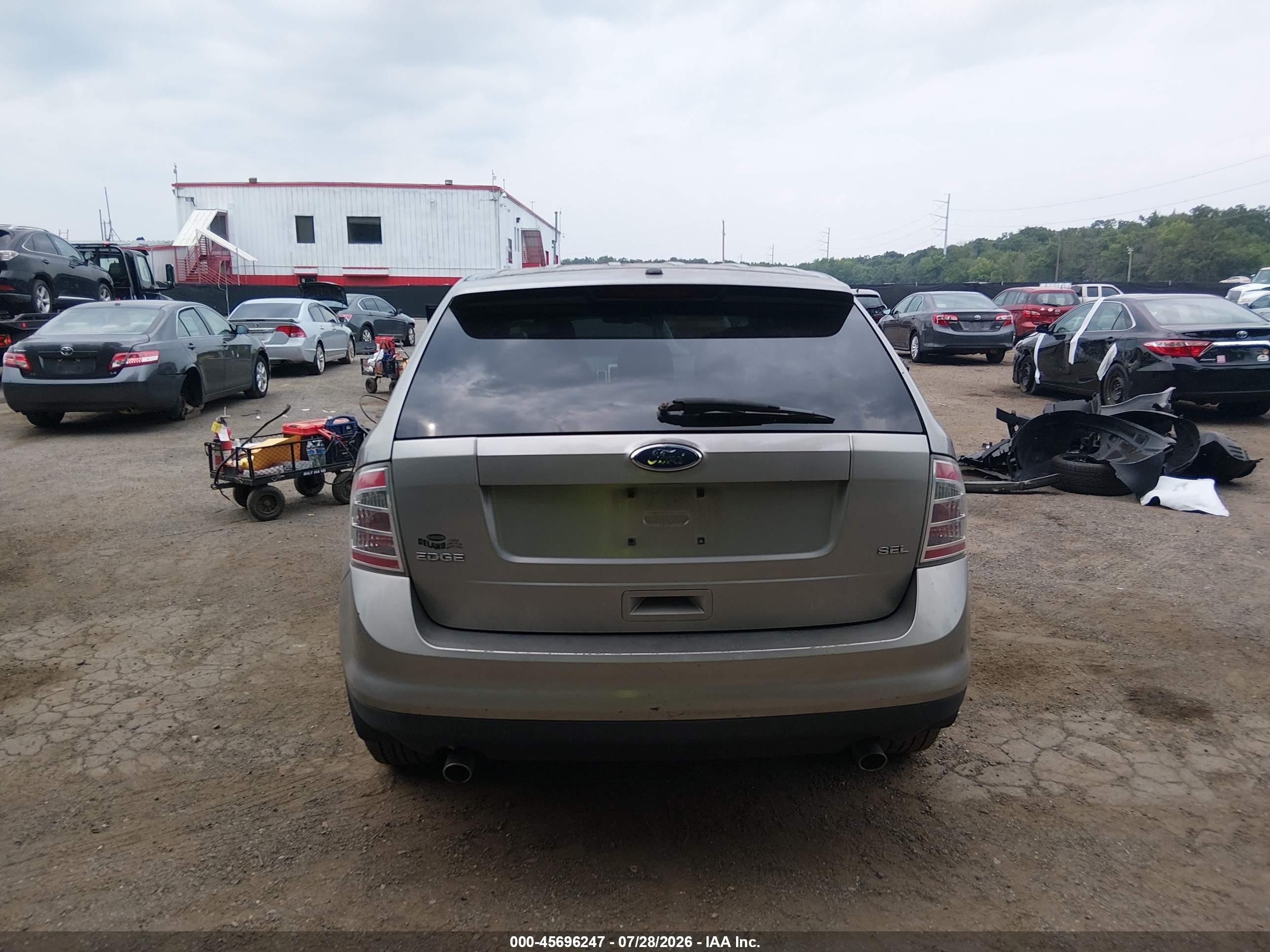 2008 Ford Edge Sel Gold vin: 2FMDK38C88BA40053