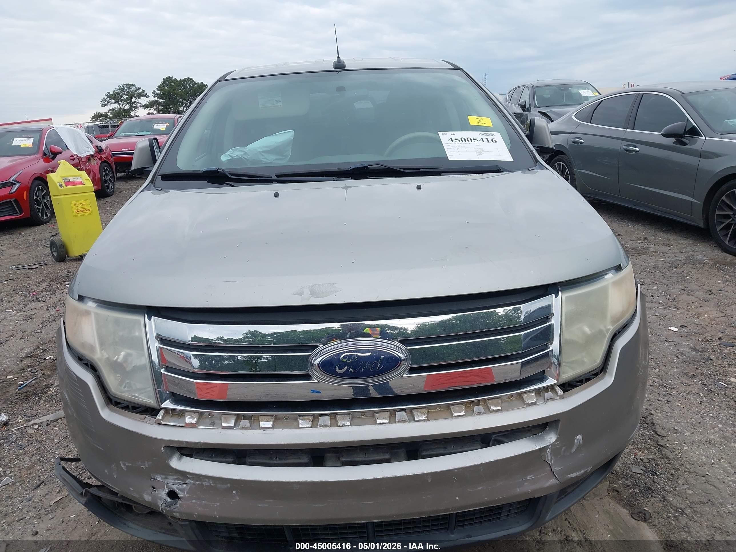 2008 Ford Edge Sel Gray vin: 2FMDK38C88BA51425
