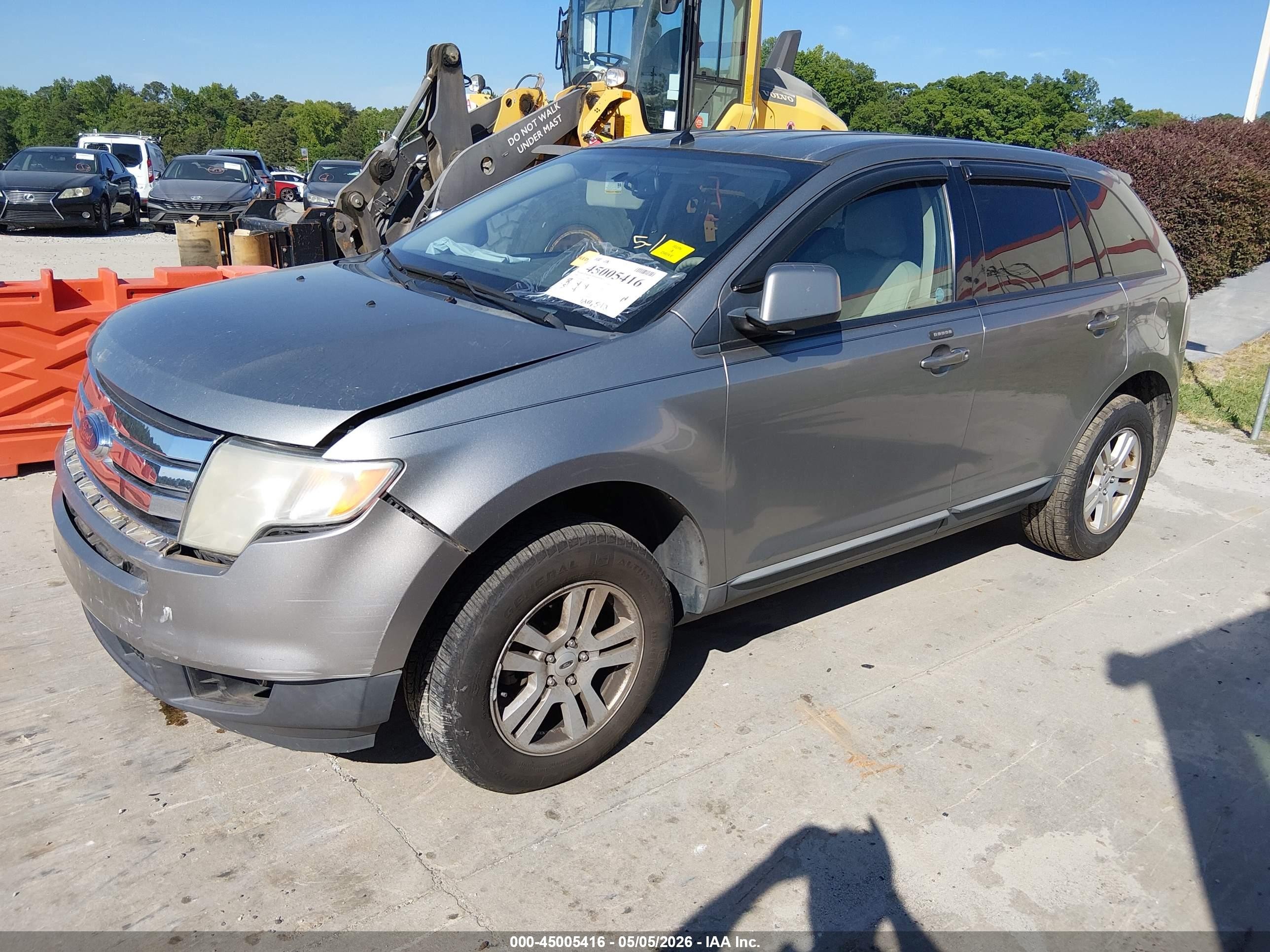 2008 Ford Edge Sel Gray vin: 2FMDK38C88BA51425