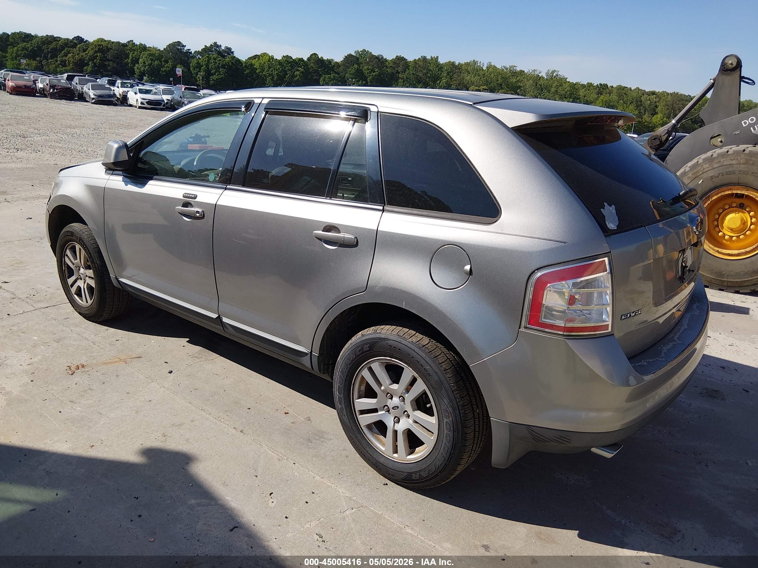 2008 Ford Edge Sel Gray vin: 2FMDK38C88BA51425