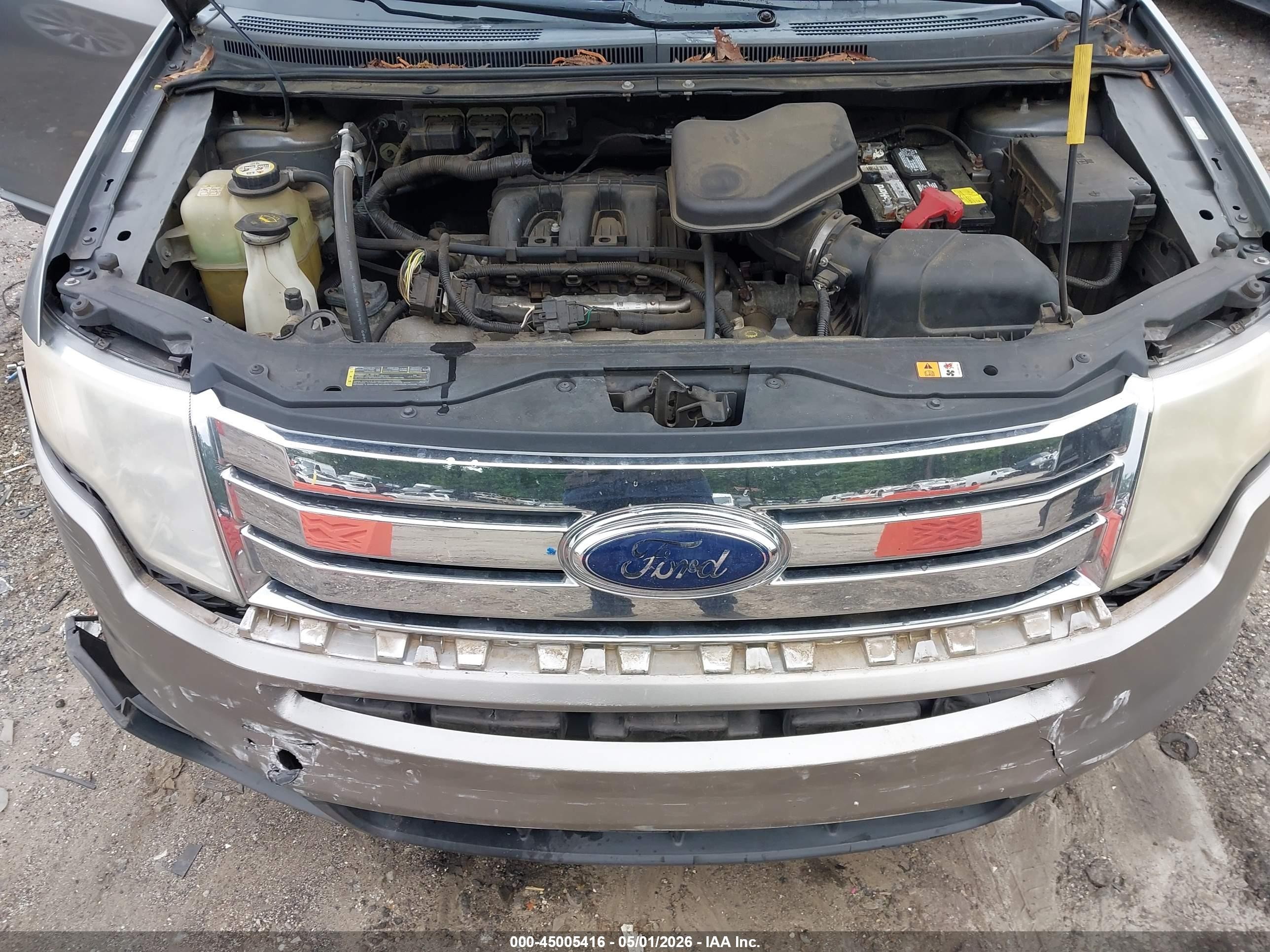 2008 Ford Edge Sel Gray vin: 2FMDK38C88BA51425