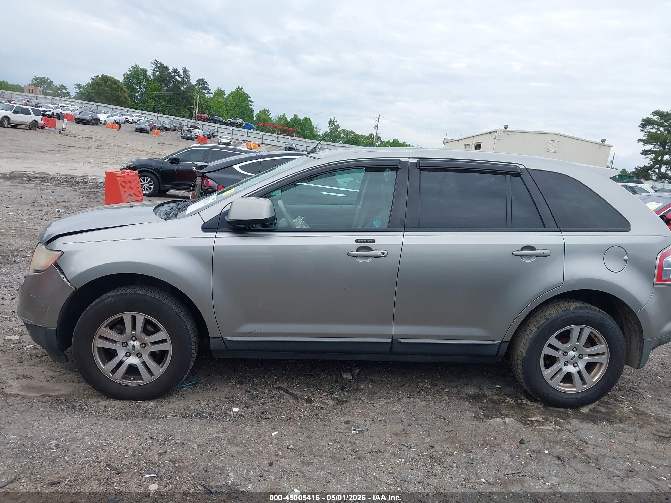 2008 Ford Edge Sel Gray vin: 2FMDK38C88BA51425