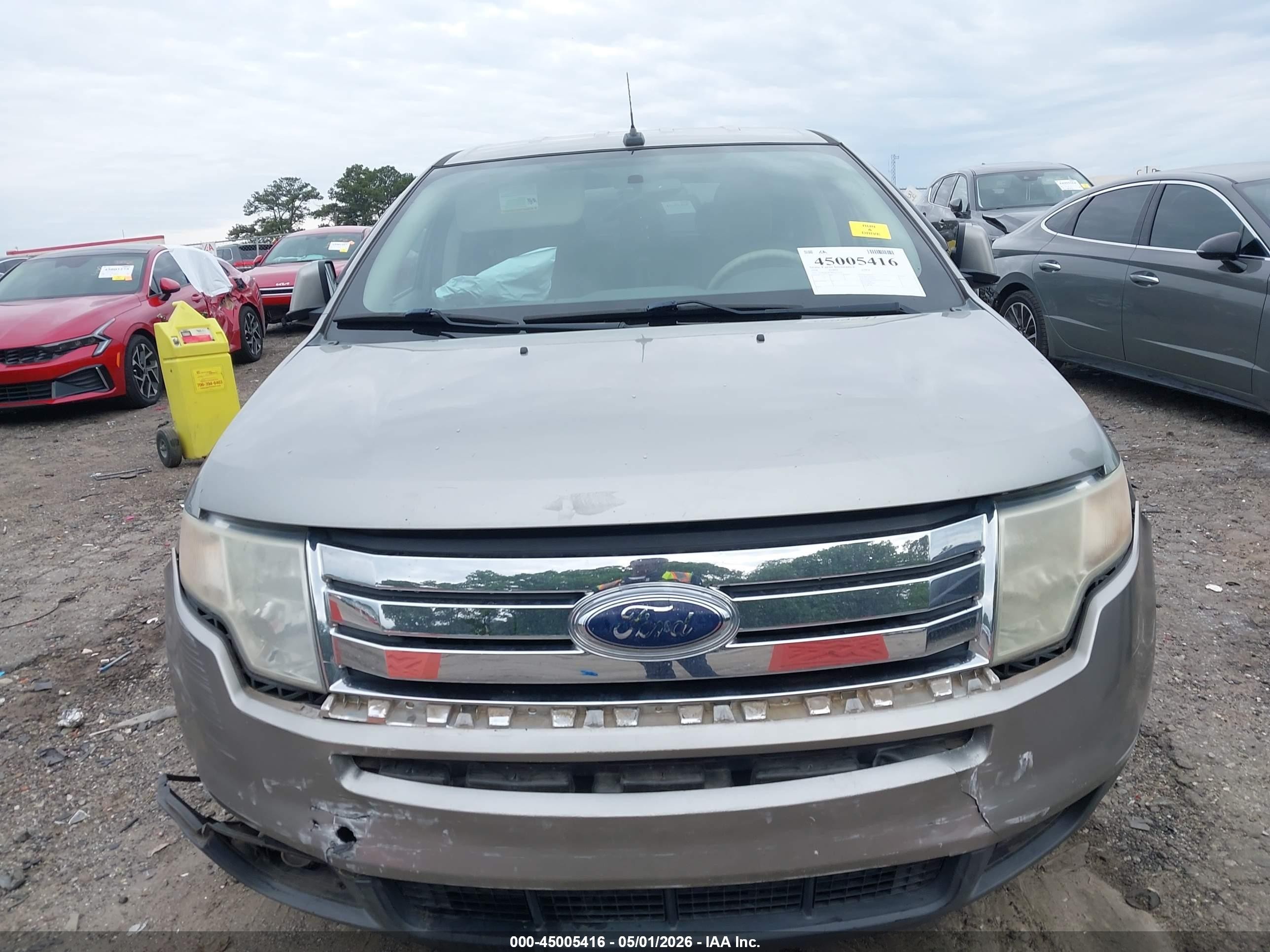 2008 Ford Edge Sel Gray vin: 2FMDK38C88BA51425