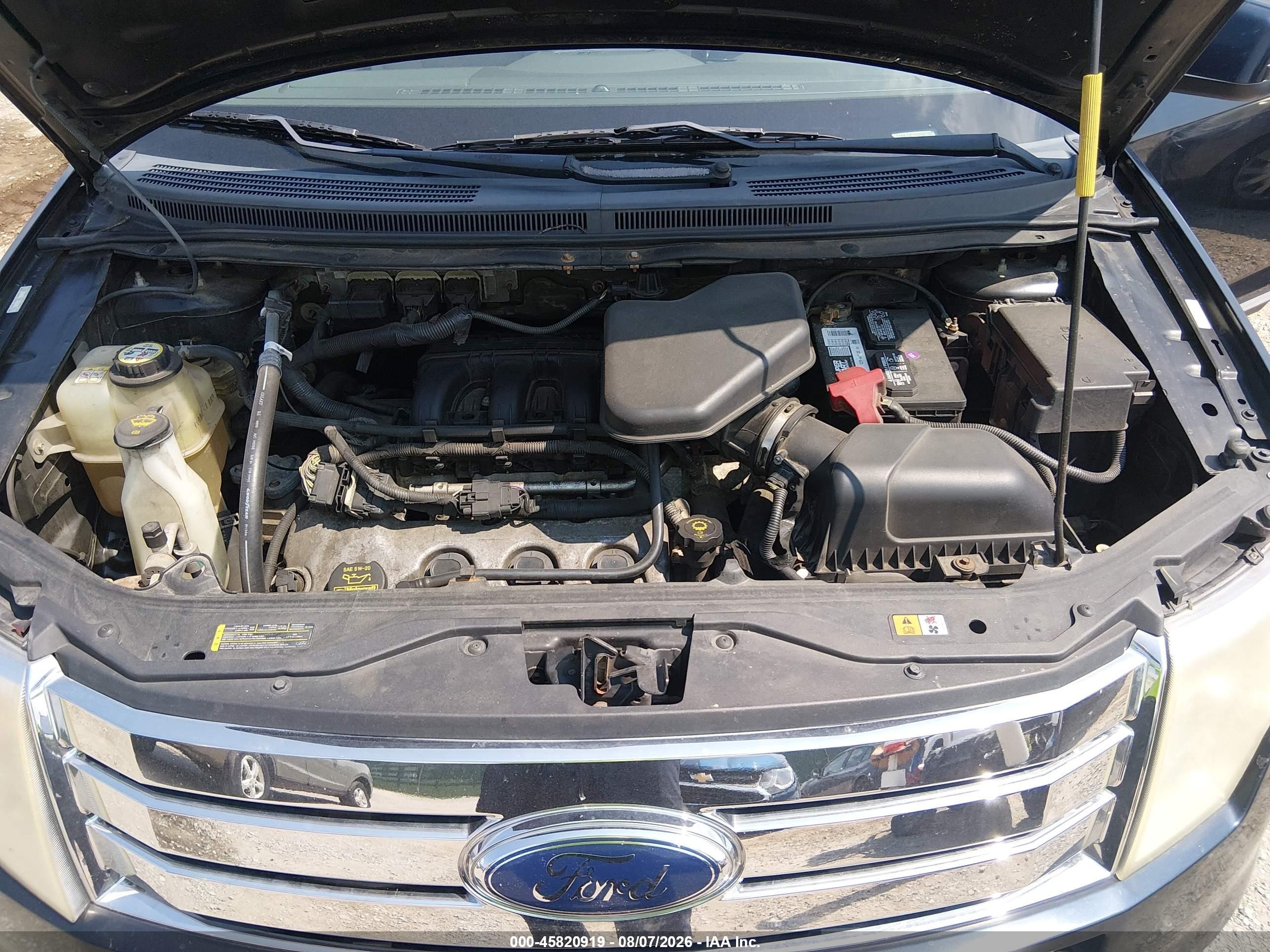 2008 Ford Edge Sel Black vin: 2FMDK38C88BB04298