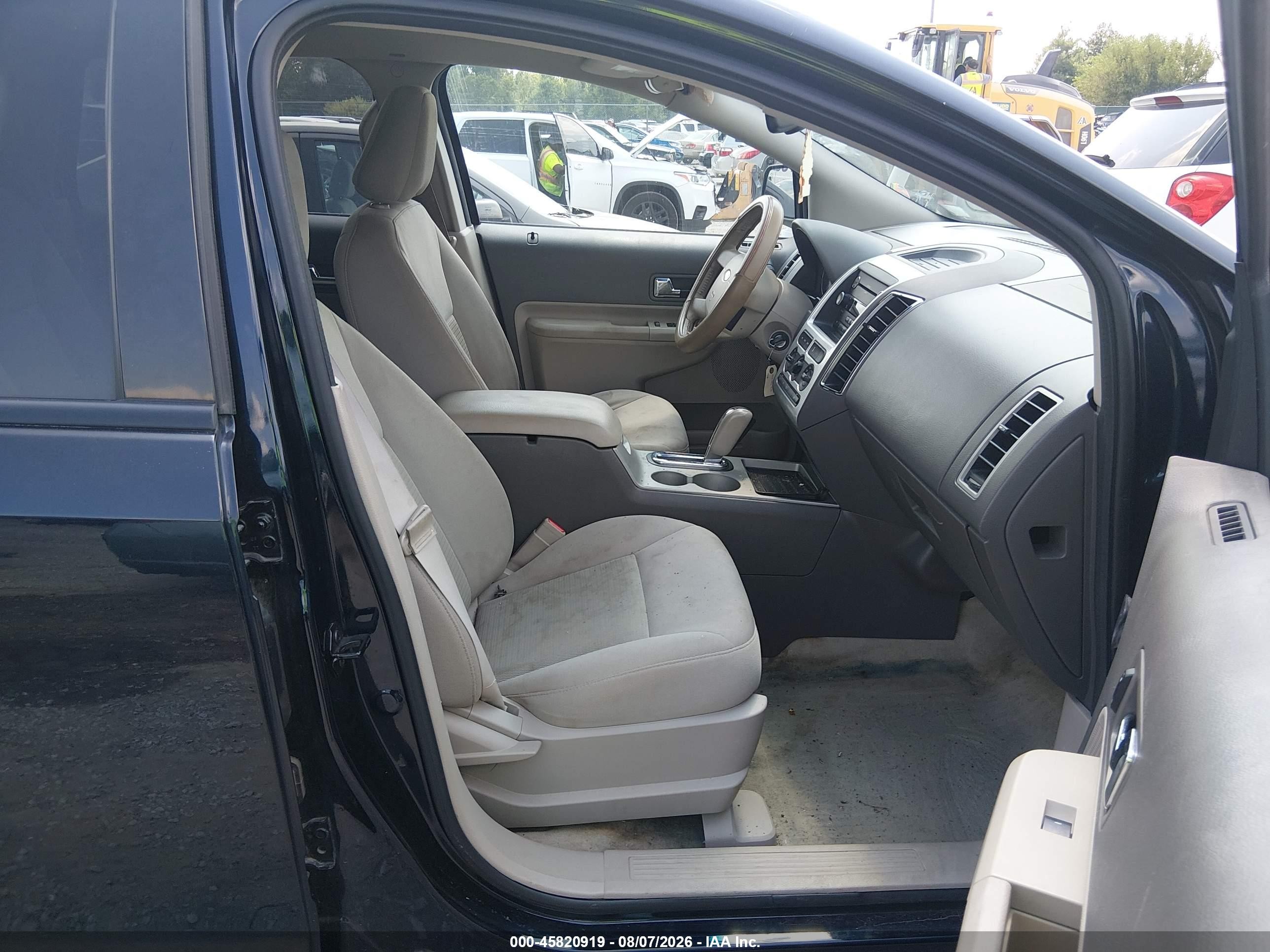 2008 Ford Edge Sel Black vin: 2FMDK38C88BB04298