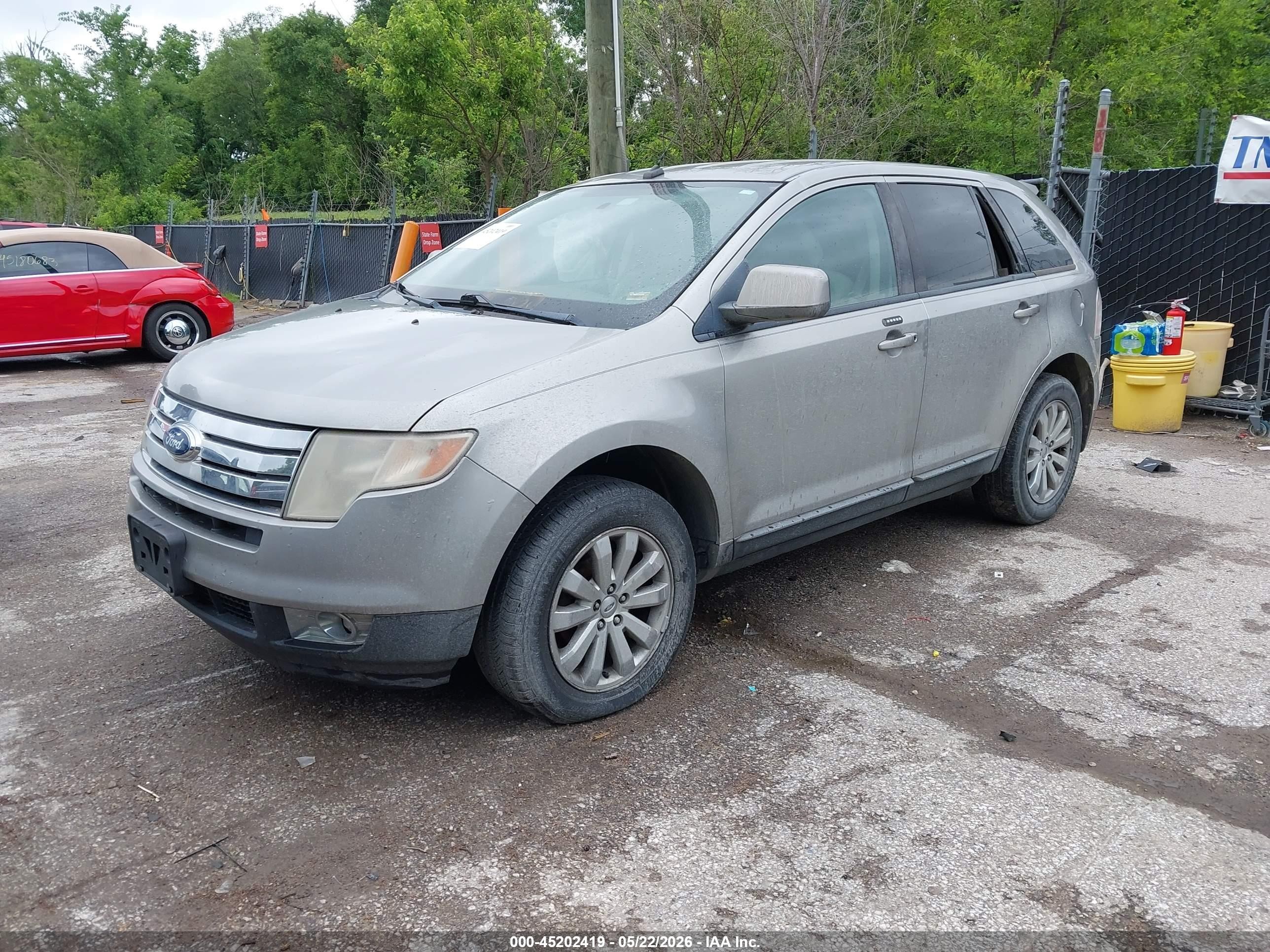 2008 Ford Edge Sel Silver vin: 2FMDK38C88BB05855