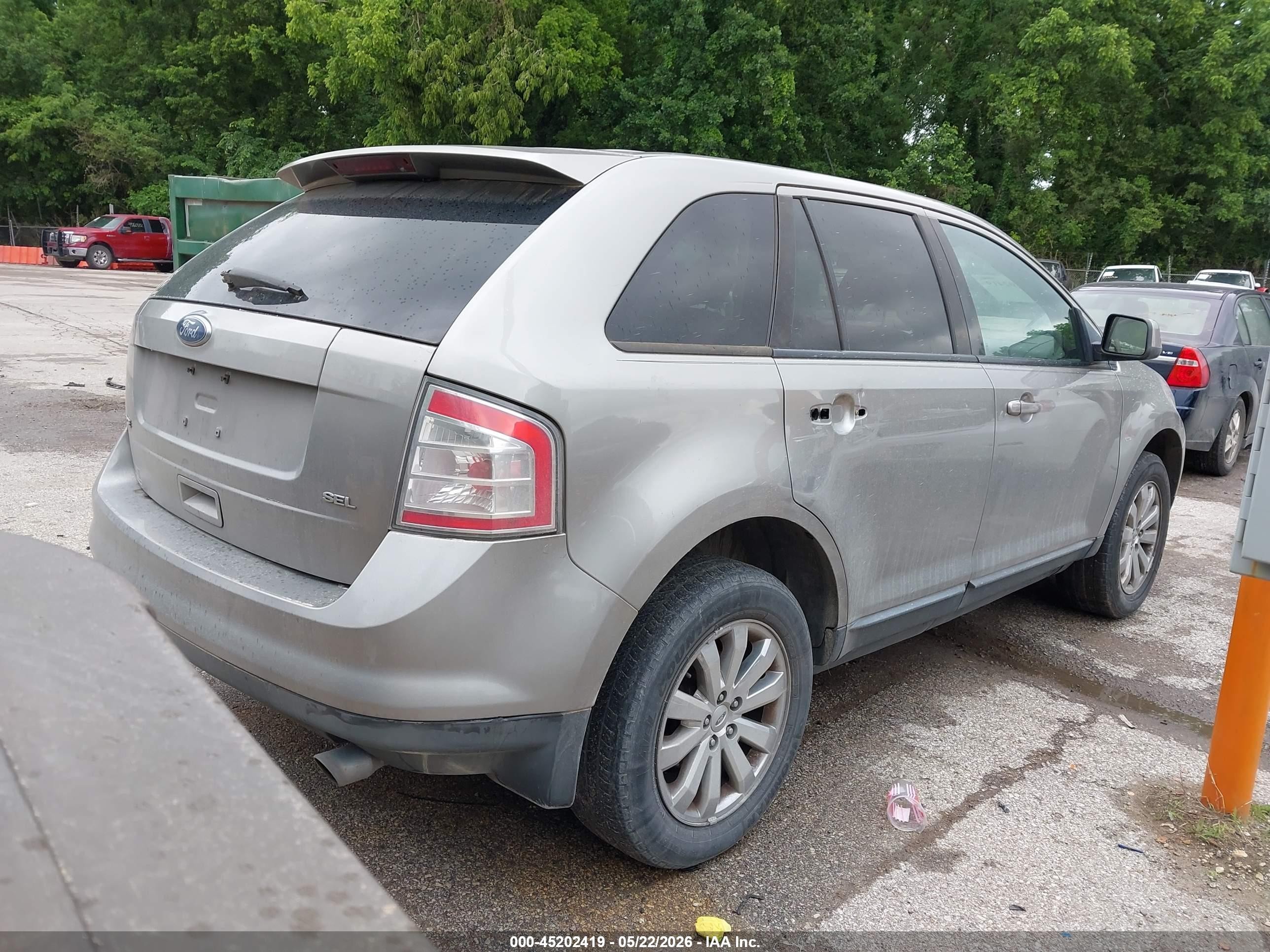 2008 Ford Edge Sel Silver vin: 2FMDK38C88BB05855