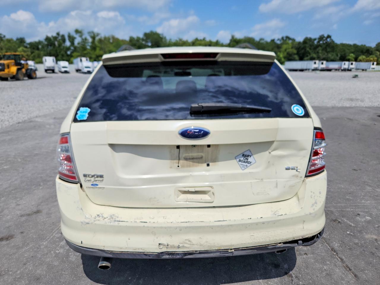 2008 Ford Edge Sel White vin: 2FMDK38C88BB24843