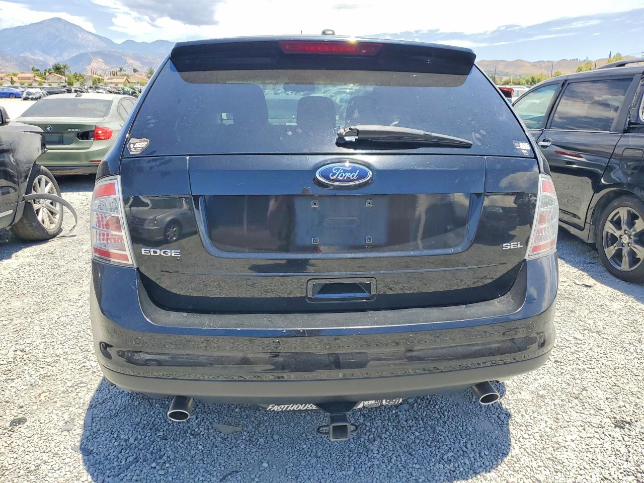 2008 Ford Edge Sel Black vin: 2FMDK38C88BB25328