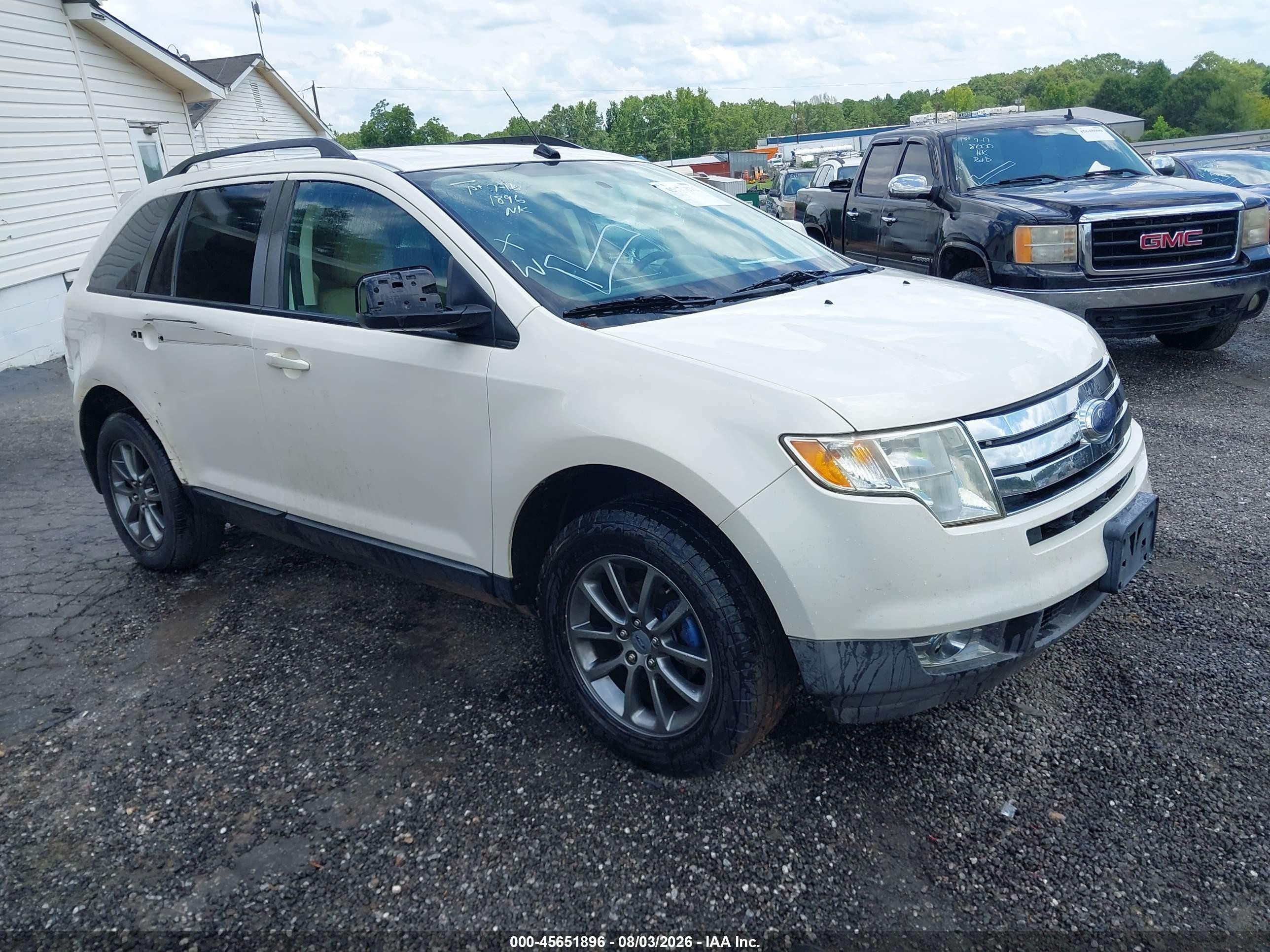 2008 Ford Edge Sel Бежевый vin: 2FMDK38C88BB45630
