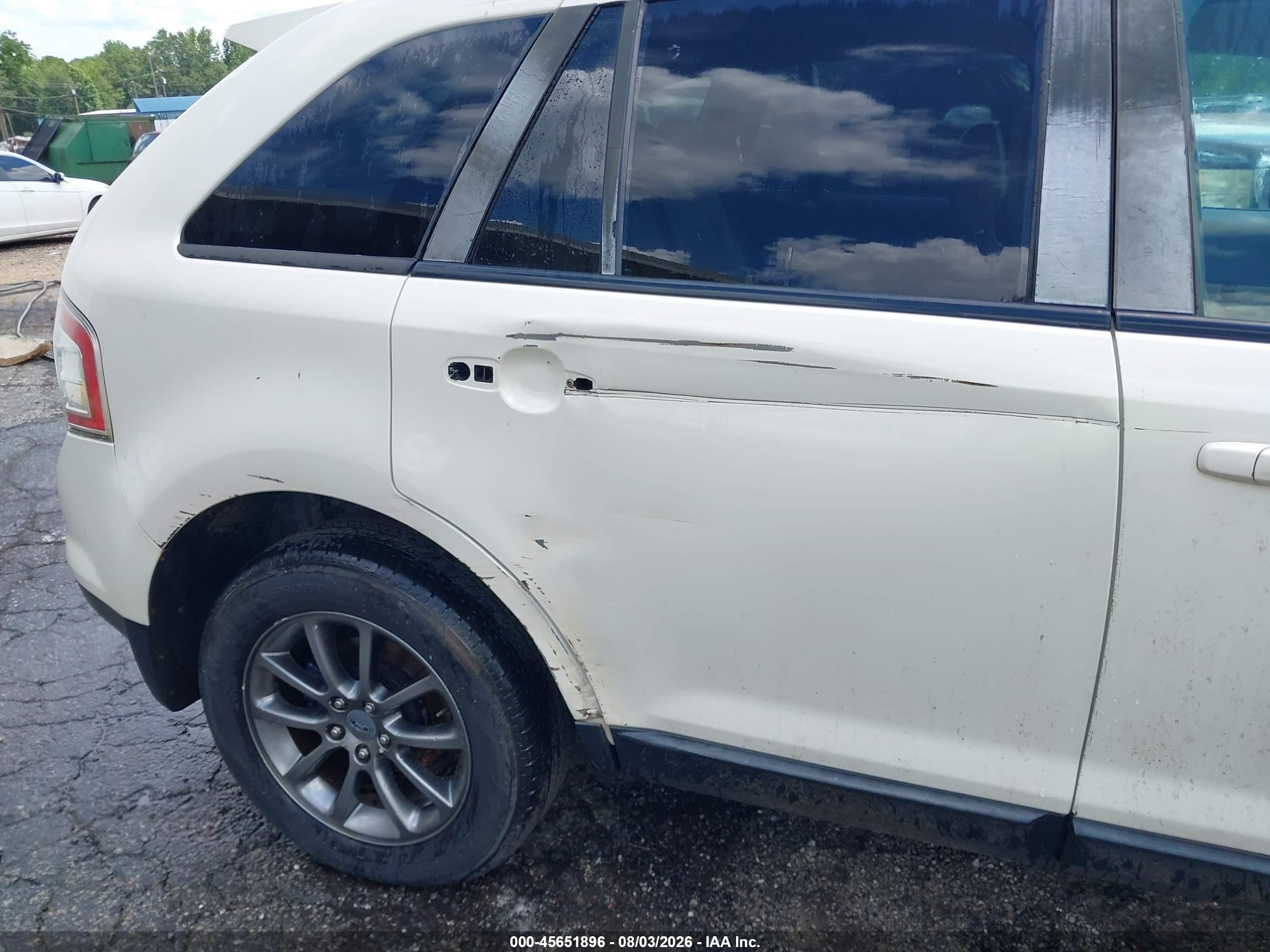 2008 Ford Edge Sel Beige vin: 2FMDK38C88BB45630