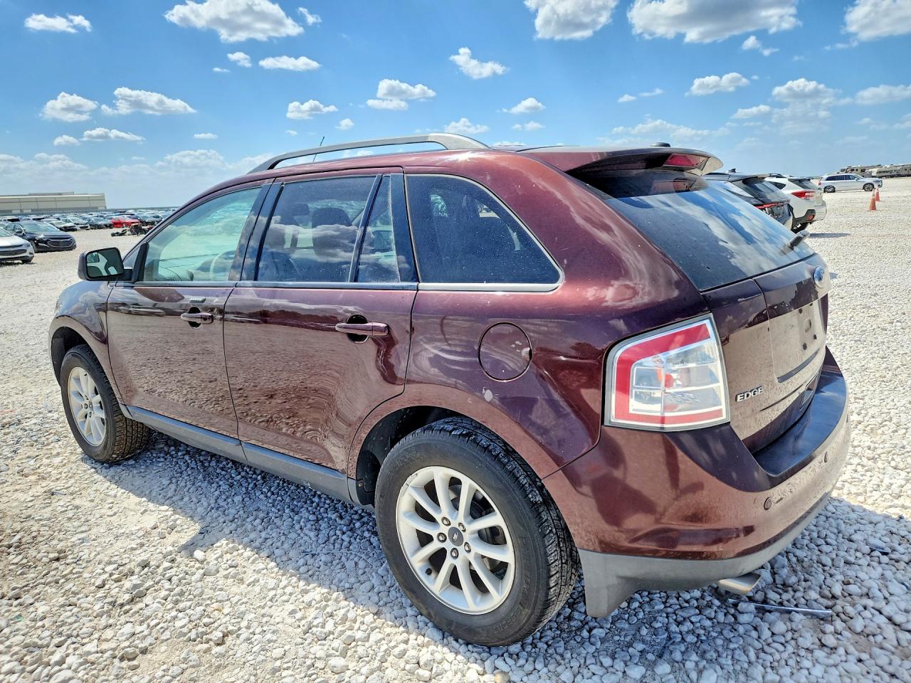 2009 Ford Edge Sel Burgundy vin: 2FMDK38C89BA53869