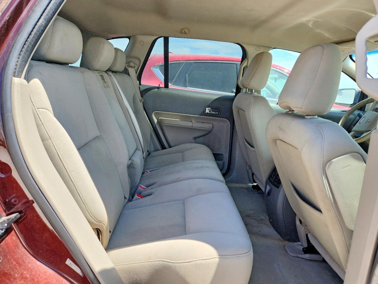 2009 Ford Edge Sel Burgundy vin: 2FMDK38C89BA53869
