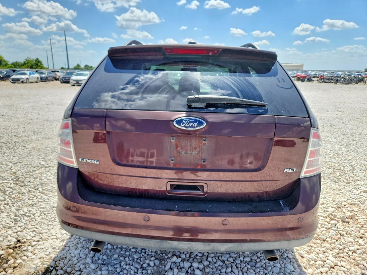 2009 Ford Edge Sel Burgundy vin: 2FMDK38C89BA53869