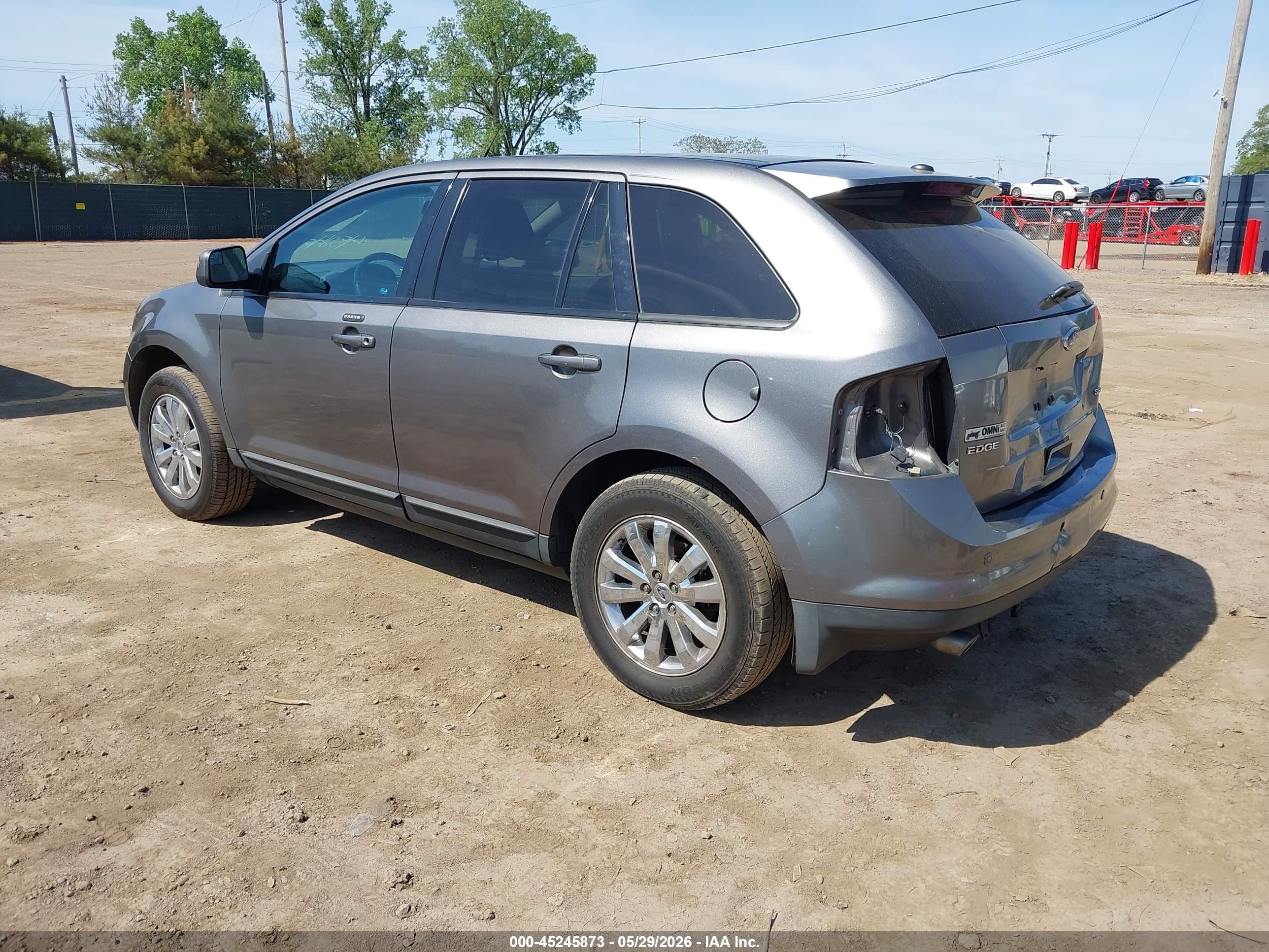 2009 Ford Edge Sel Gray vin: 2FMDK38C89BA95507