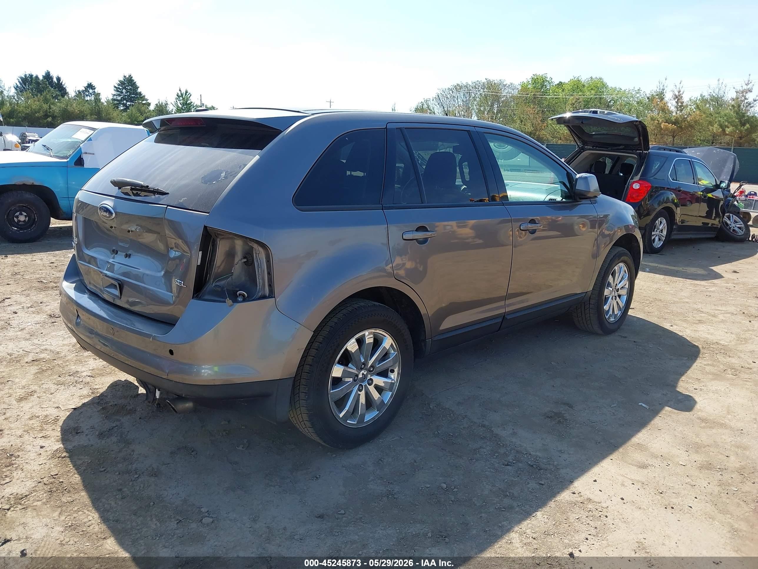 2009 Ford Edge Sel Gray vin: 2FMDK38C89BA95507