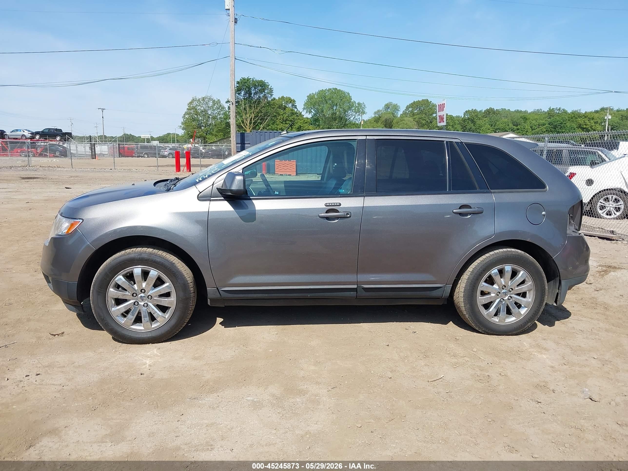 2009 Ford Edge Sel Gray vin: 2FMDK38C89BA95507