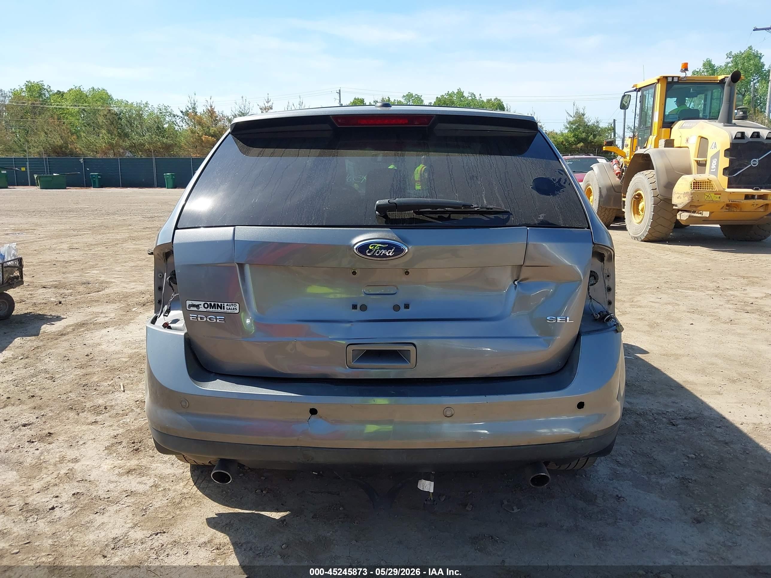 2009 Ford Edge Sel Gray vin: 2FMDK38C89BA95507