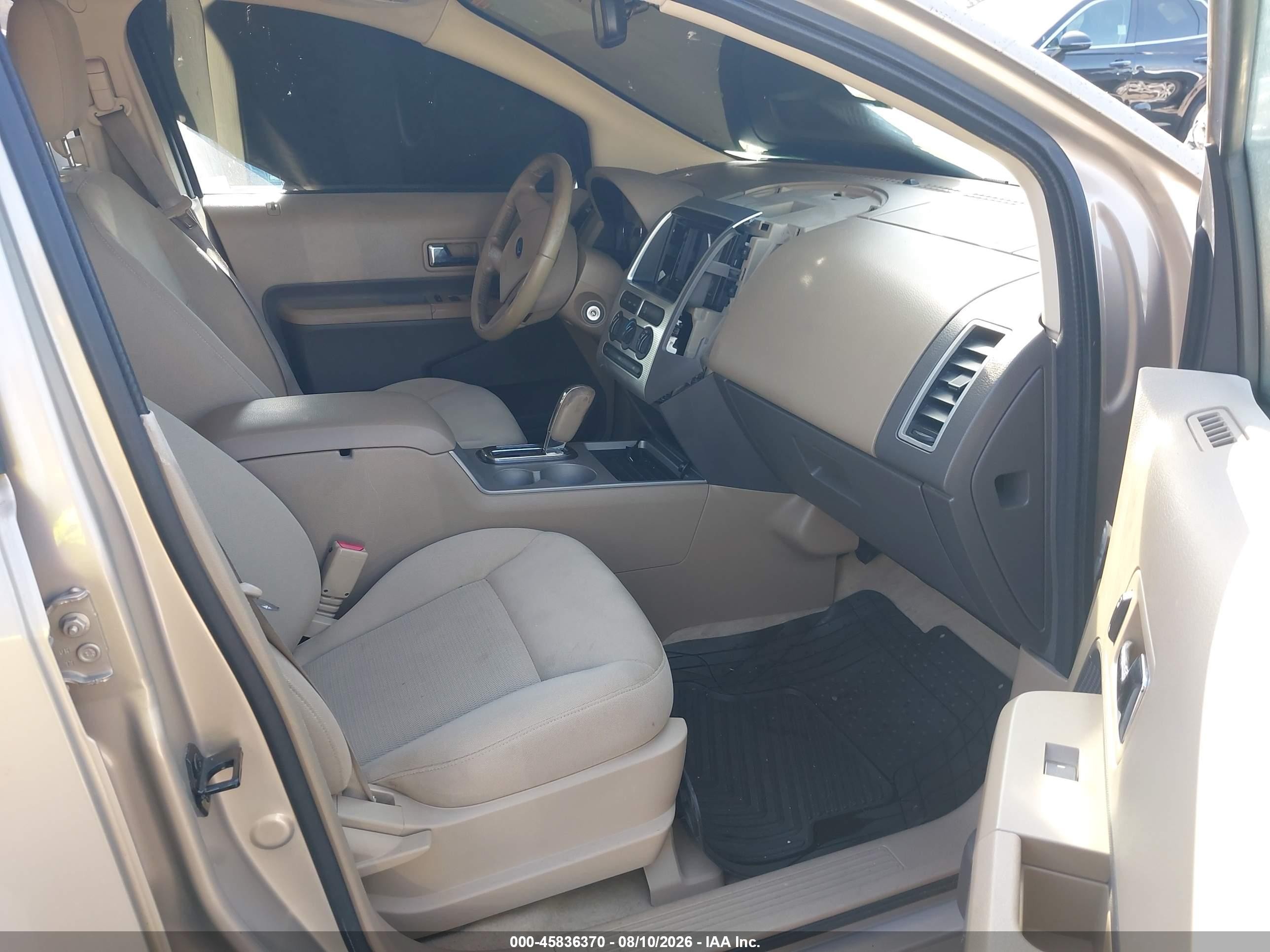 2007 Ford Edge Sel Gold vin: 2FMDK38C97BA27312